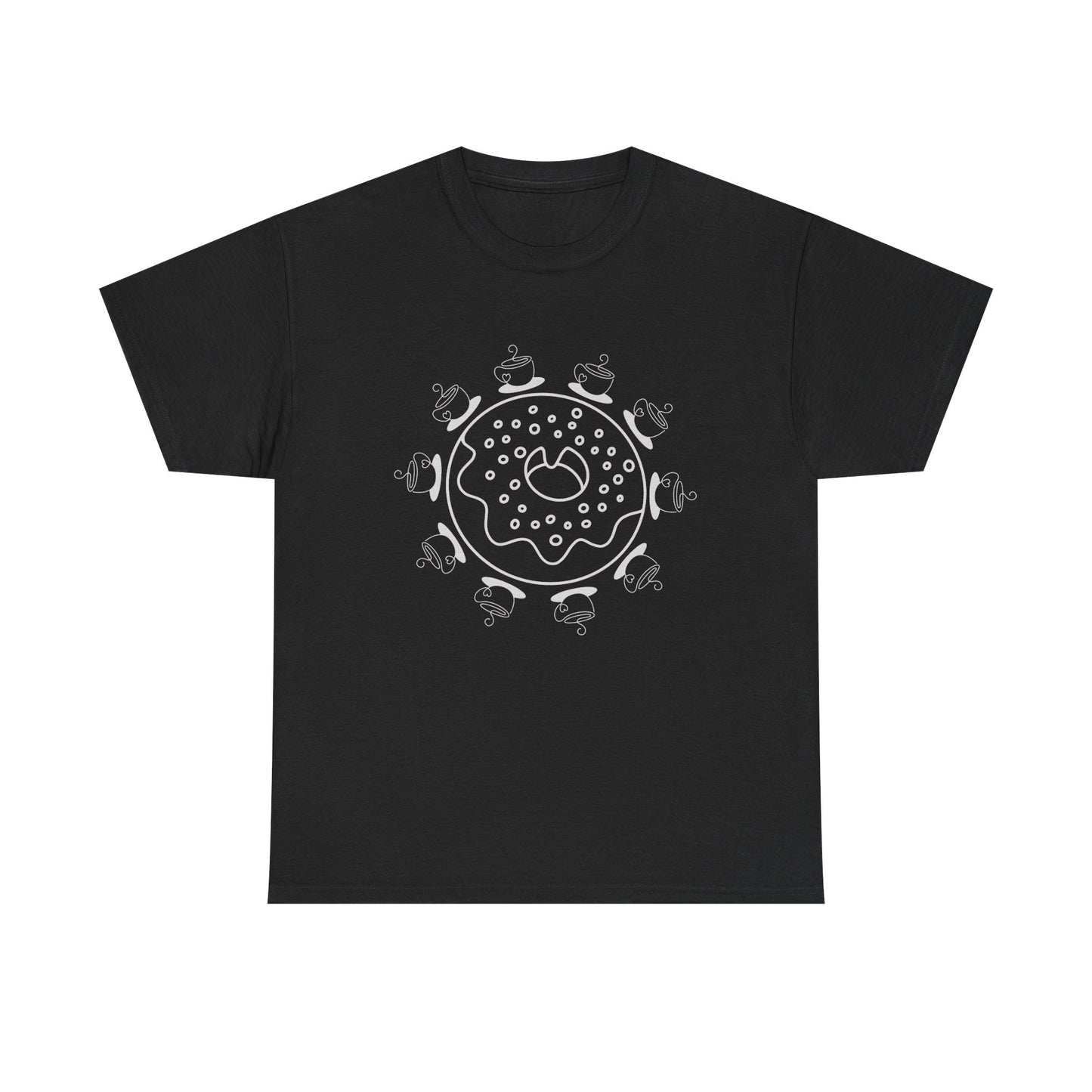 Boho Mandala Unisex Heavy Cotton Tee | Artistic Graphic Tee, Casual Wear, Gift for Her, Festival Outfit, Unique Summer Shirt