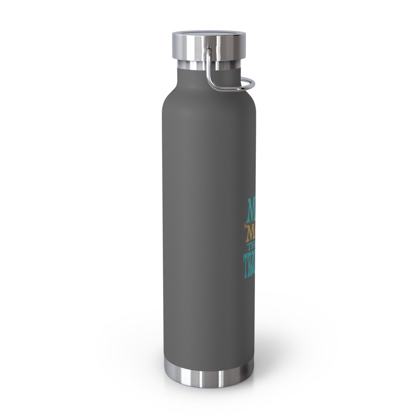 Meet Me at the Trailhead Copper Bottle Hiking Gift 22oz Vacuum Insulated Flask Adventure Gear Outdoor Lover Travel Water Bottle