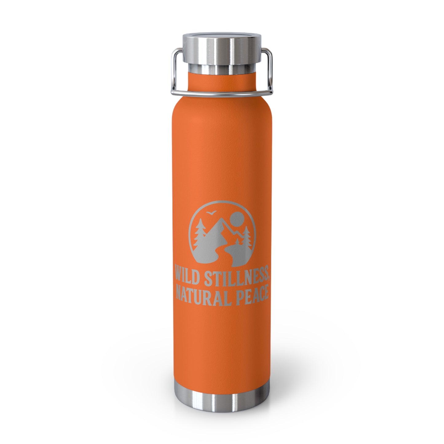 Wild Stillness, Natural Peace – 22oz Insulated Water Bottle | No-Sweat, Eco-Friendly Gift for Nature Lovers