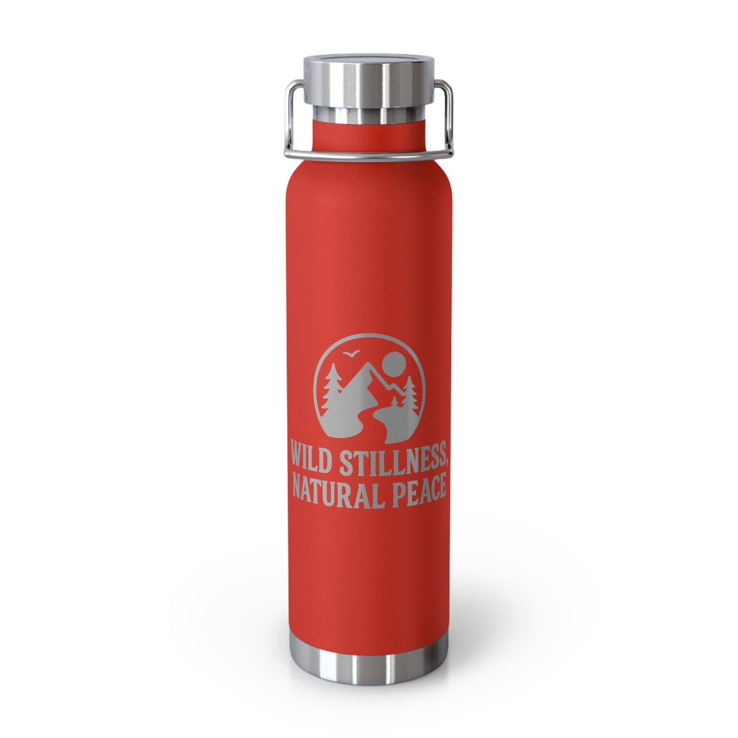 Wild Stillness, Natural Peace – 22oz Insulated Water Bottle | No-Sweat, Eco-Friendly Gift for Nature Lovers