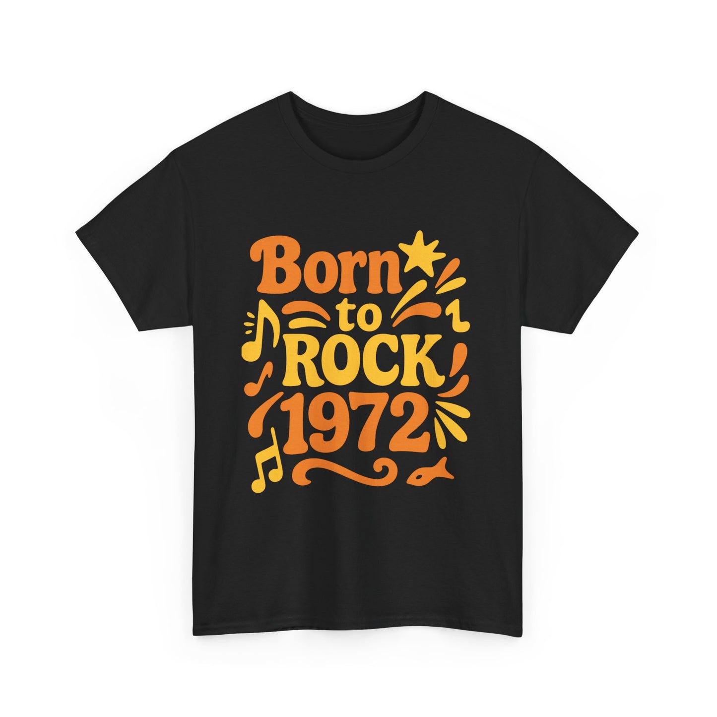 Retro Vibe T-Shirt Born to Vibe 1972 Cotton Tee, Unisex Vintage Shirt, 70s Style Top, Birthday Gift, Casual Everyday Apparel
