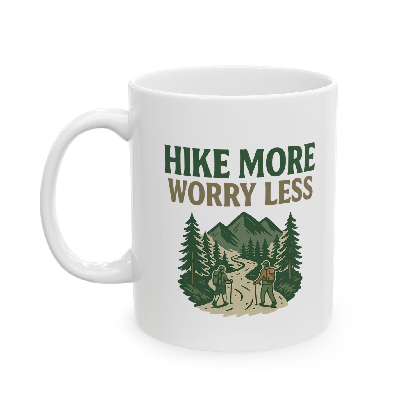 Hiking Adventure Mug Nature Travel Coffee Cup, Eco-Friendly Outdoor Gift