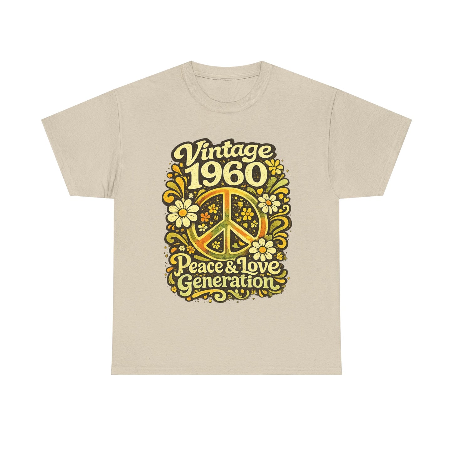 Vintage 1960 Retro T-Shirt | 1960 Birth Year Shirt | Retro 60s Graphic Tee
