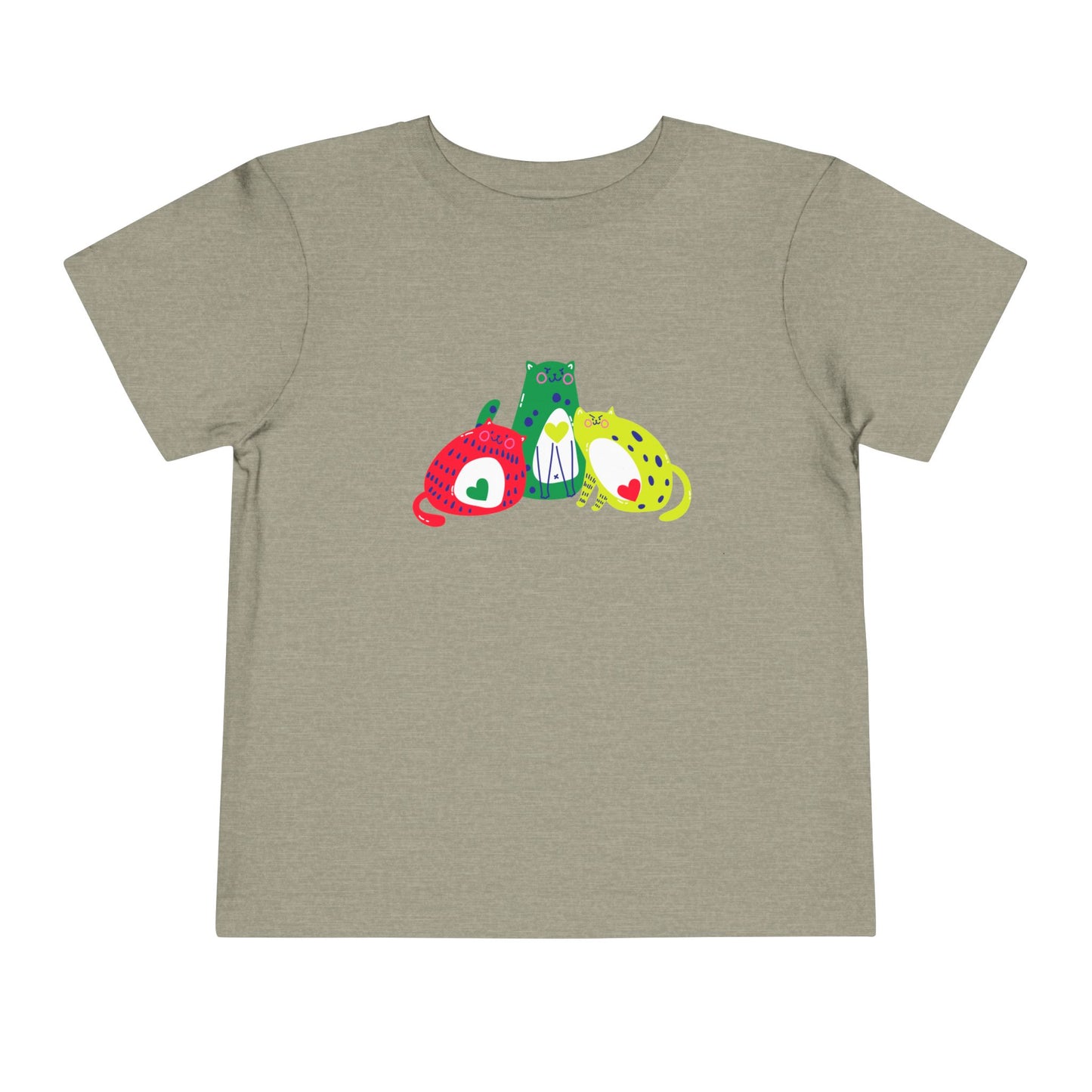 Cute Animal Friends Toddler T-Shirt | Kids Short Sleeve Graphic Tee, Fun Animal Shirt for Boys & Girls, Birthday or Gift