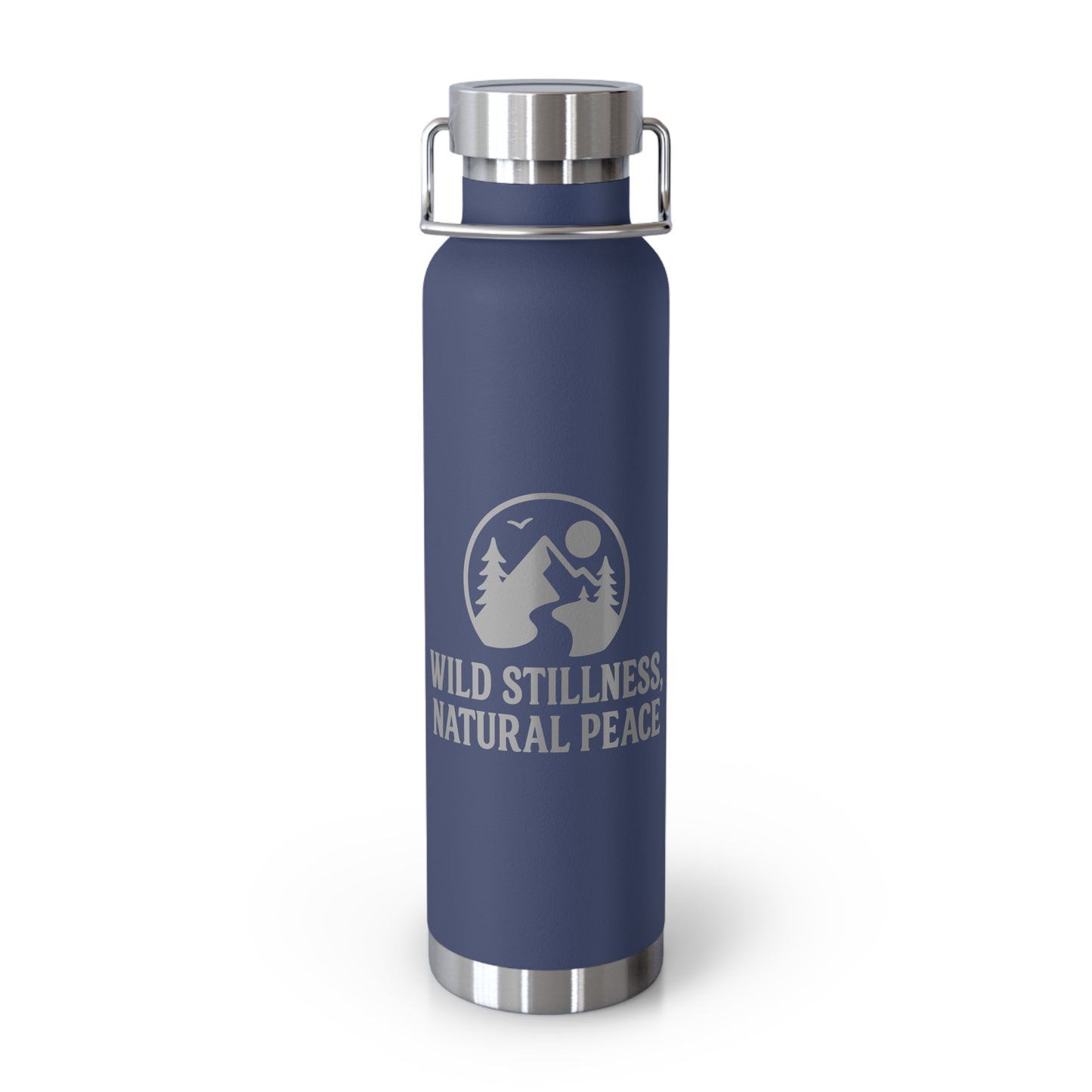 Wild Stillness, Natural Peace – 22oz Insulated Water Bottle | No-Sweat, Eco-Friendly Gift for Nature Lovers