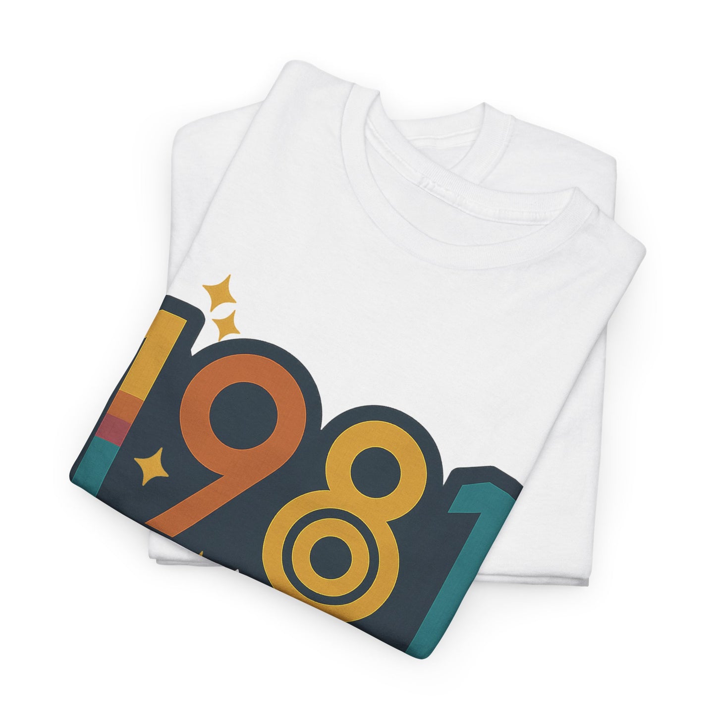 Retro Vibe 1981 T-Shirt Born to Vibe Cotton Tee, Vintage 80s Style Unisex Shirt, Birthday Gift, Casual Everyday Top