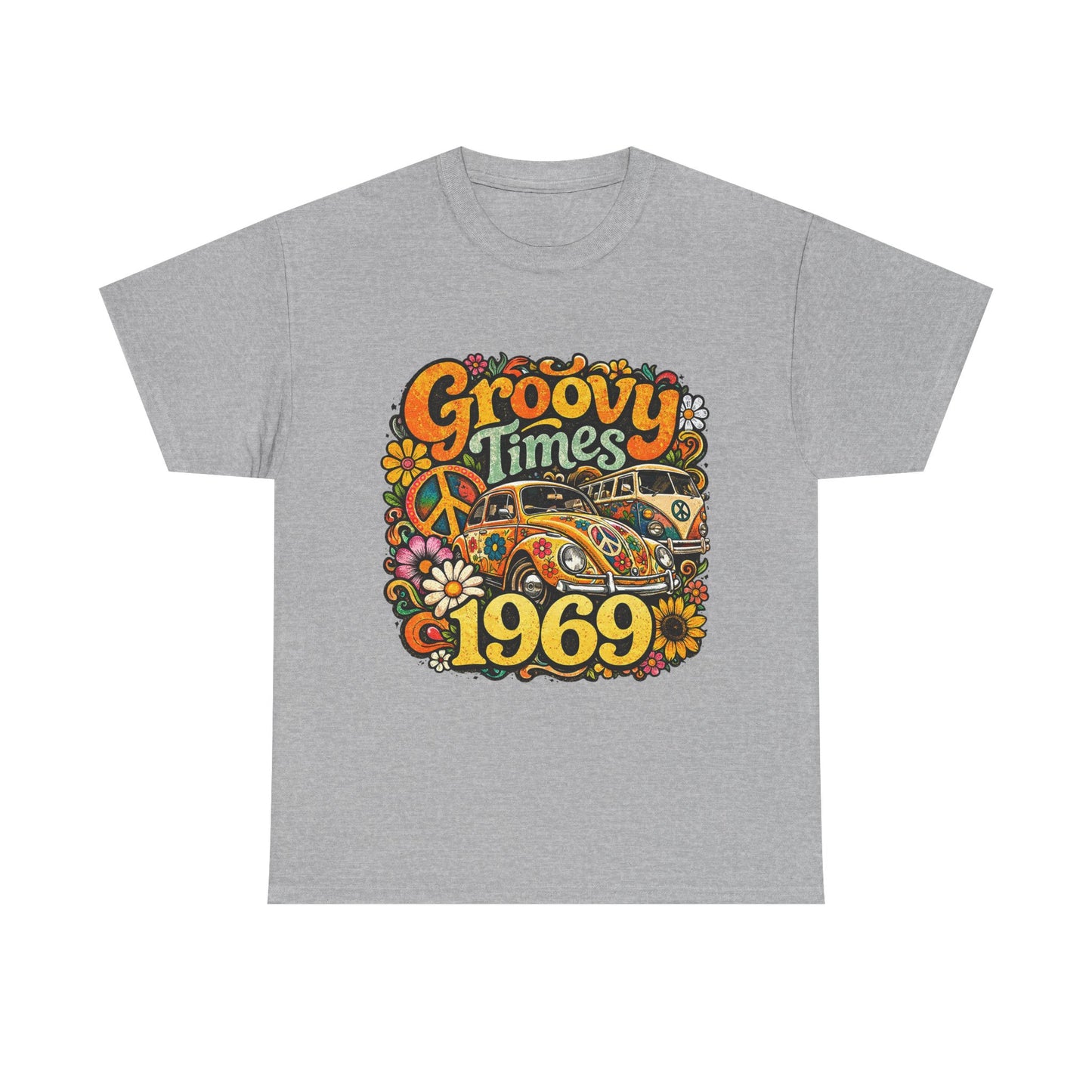 Vintage 1969 T-Shirt, Born in 1969 Birthday Shirt, Classic 60s Graphic Tee, 1969 Unisex Gift