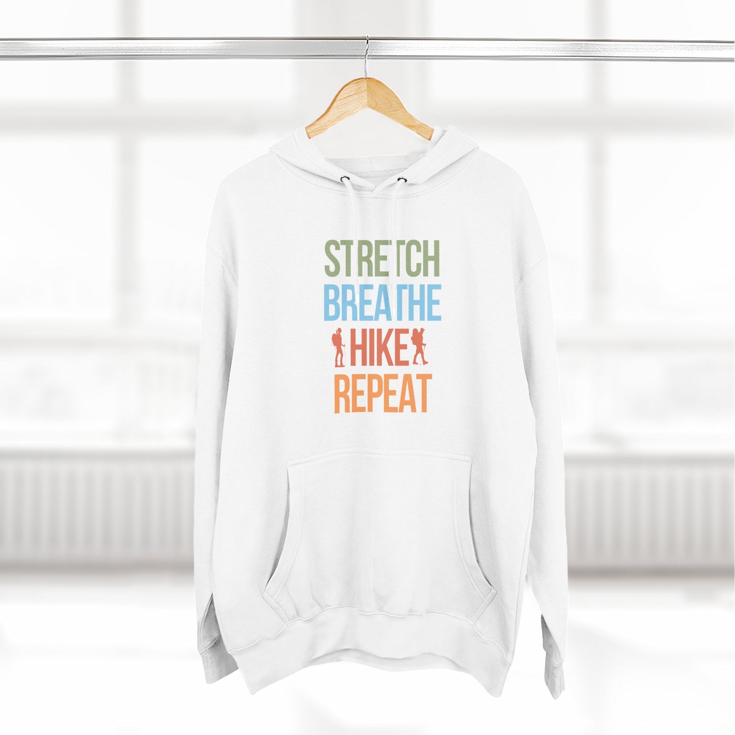 Hiking Fleece Hoodie – Outdoor Adventure Sweatshirt, Gift for Nature Lovers