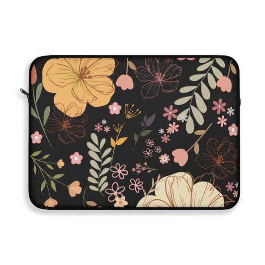 Floral Laptop Sleeve - Stylish Protector for Your Device, Gift for Students, College Students, Mother's Day, Portable Computer Case