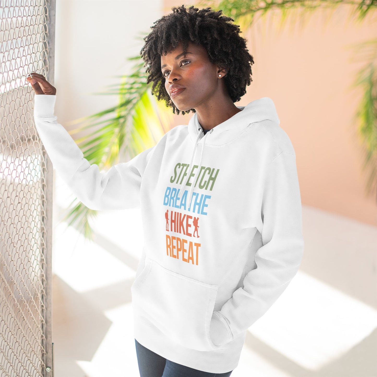 Hiking Fleece Hoodie – Outdoor Adventure Sweatshirt, Gift for Nature Lovers