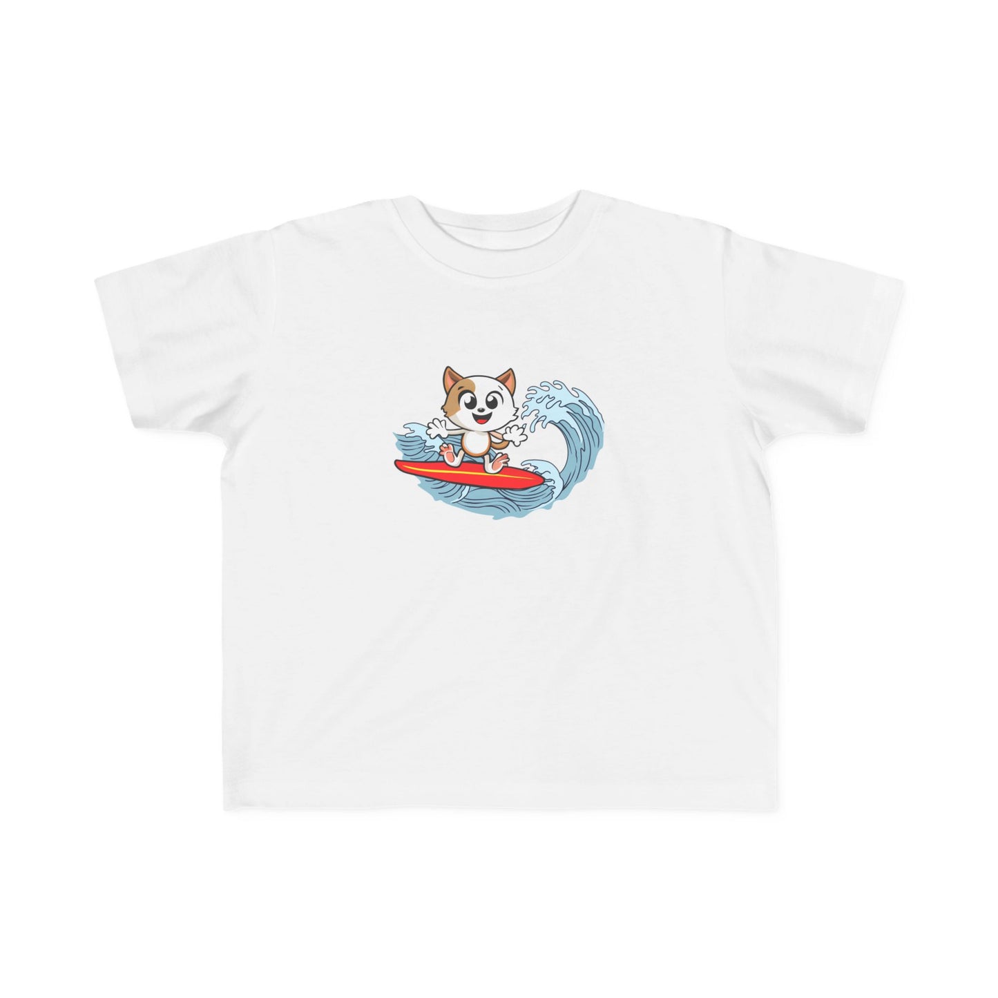 Surfing Puppy Toddler Tee | Cute Kids T-Shirt, Summer Beach Outfit, Playful Puppy Shirt, Fun Gift for Animal Lovers