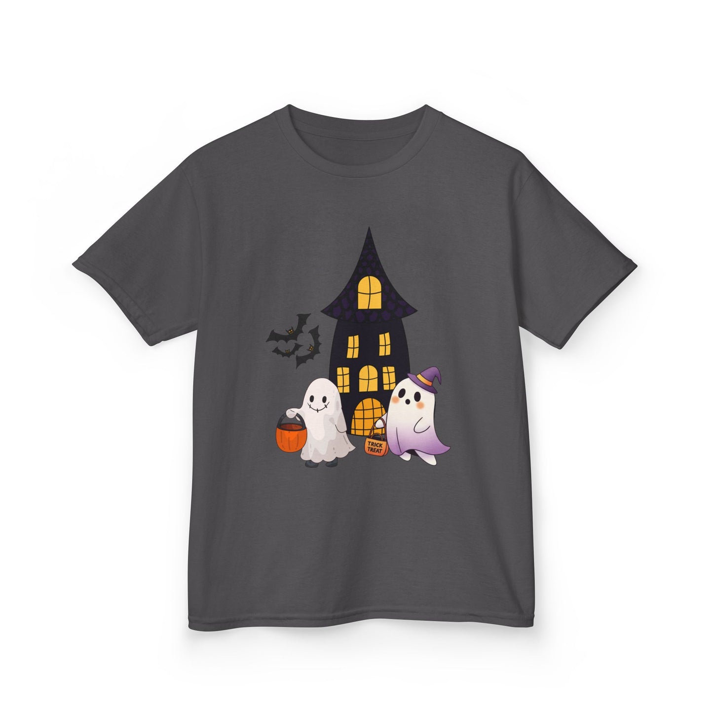 Kids Halloween Ghost Tee | Fun Trick-or-Treat Shirt, Spooky Party Outfit, Halloween Costume, Cute Kids Tee, Fall Celebration Gear