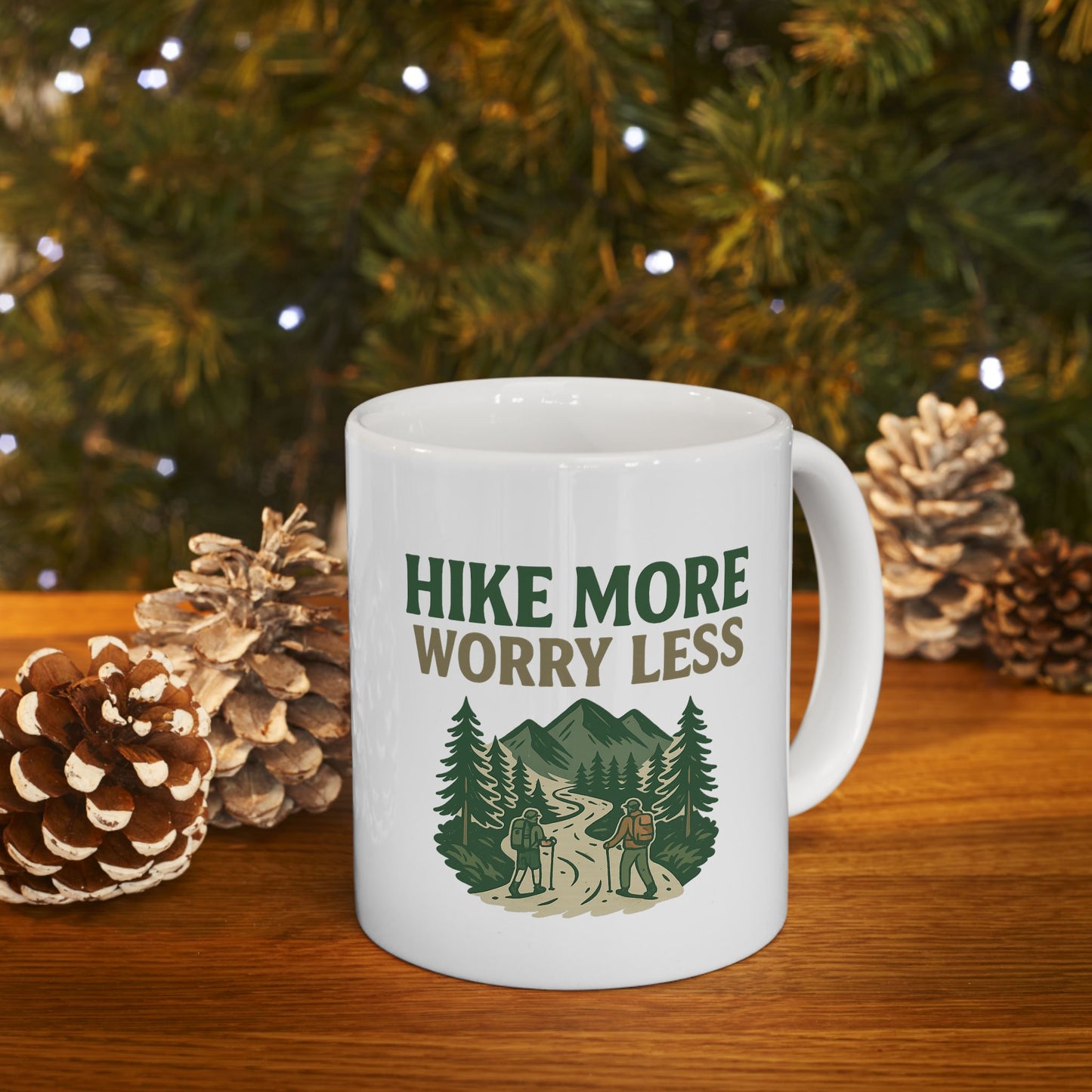 Hiking Adventure Mug Nature Travel Coffee Cup, Eco-Friendly Outdoor Gift