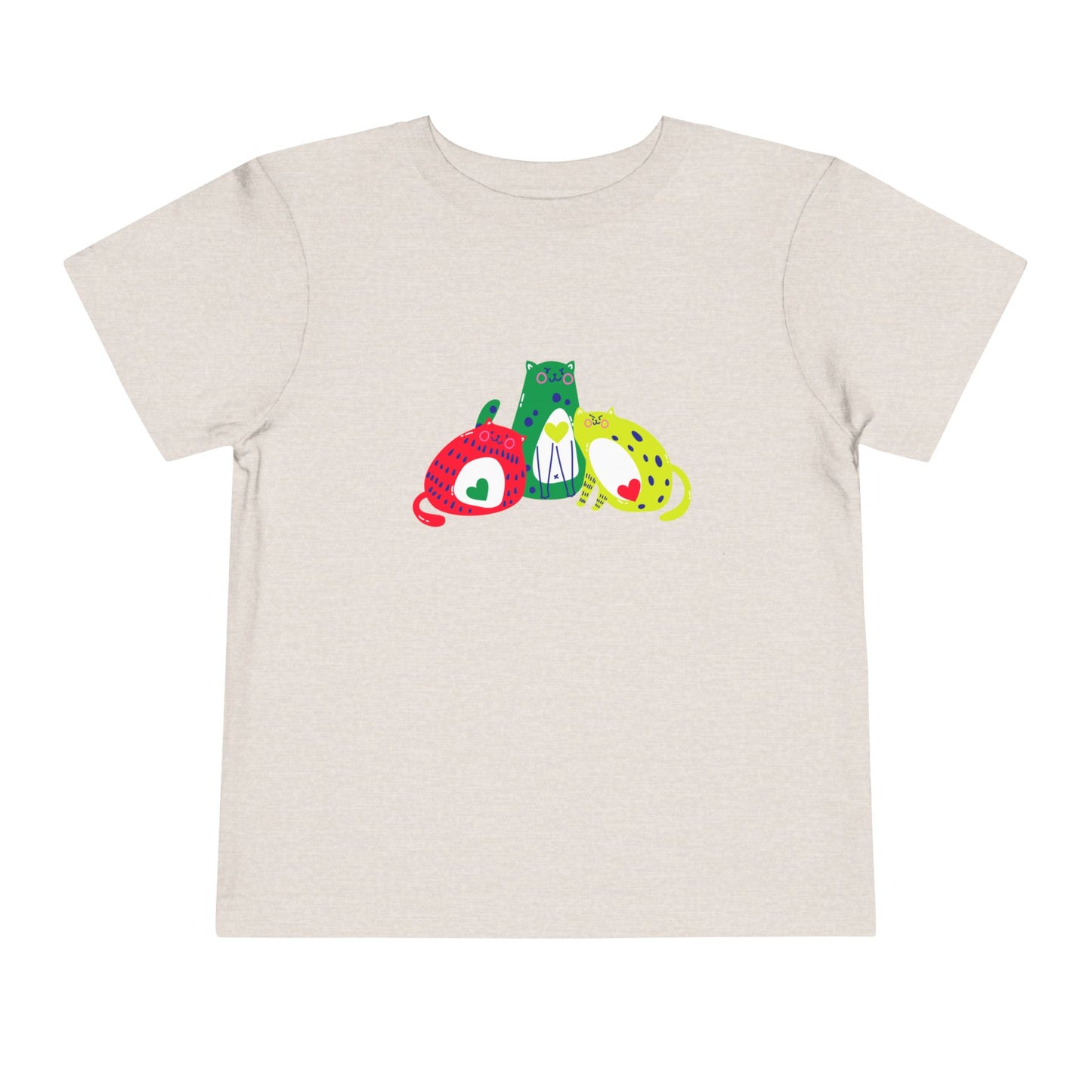 Cute Animal Friends Toddler T-Shirt | Kids Short Sleeve Graphic Tee, Fun Animal Shirt for Boys & Girls, Birthday or Gift