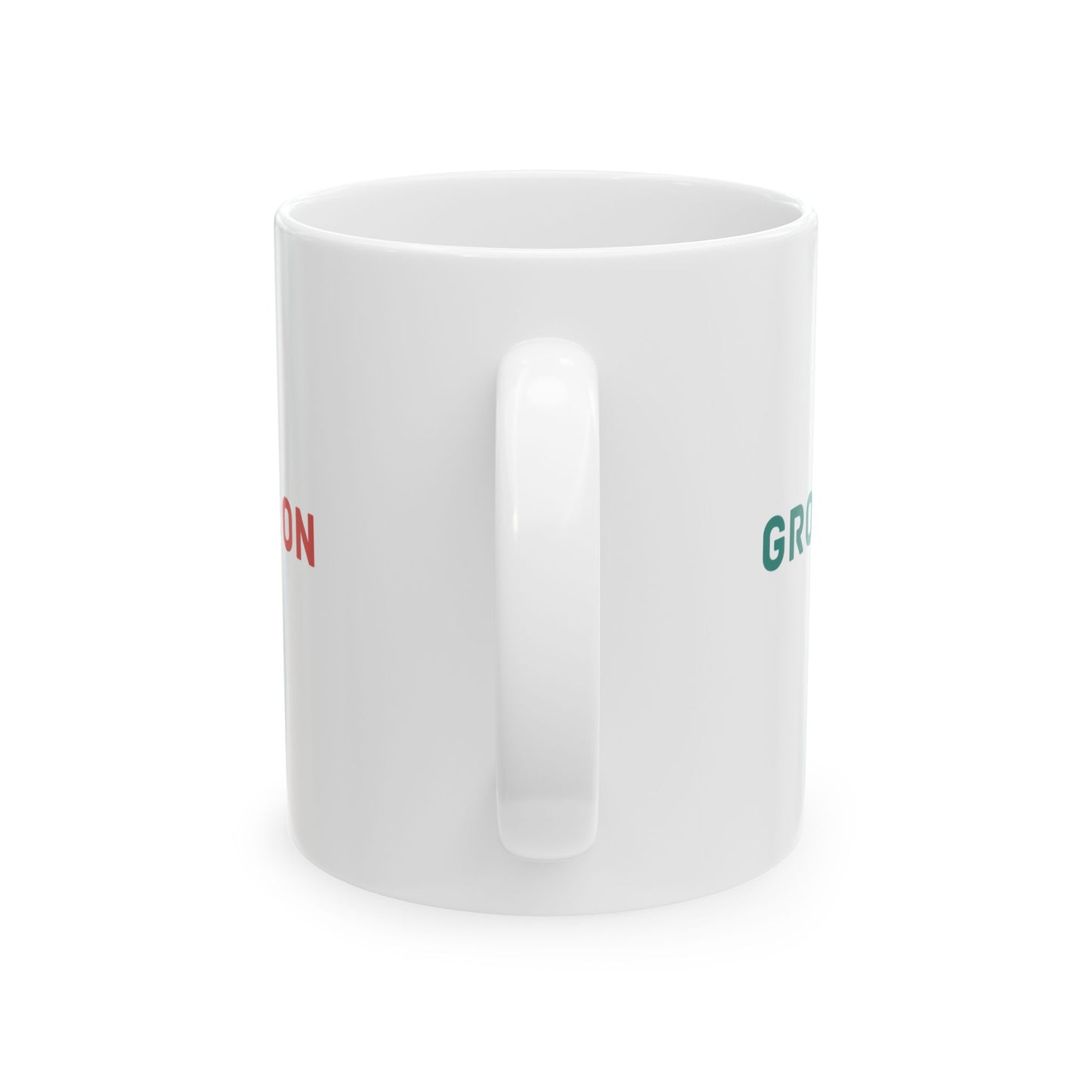 Motivational Coffee Mug | Fun Ceramic Cup with Groove On Quote, Inspirational Gift for Coffee Lovers, 11oz & 15oz Drinkware