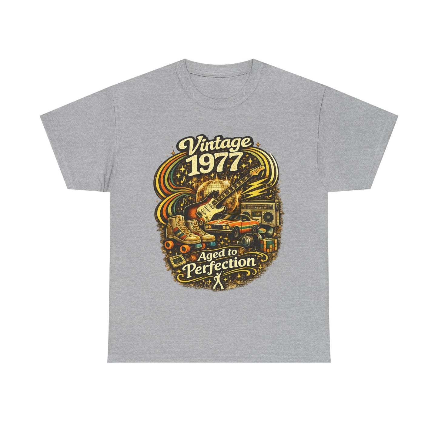 Vintage 1977 Retro T-Shirt | 1977 Birth Year Shirt | Retro 70s Graphic Tee