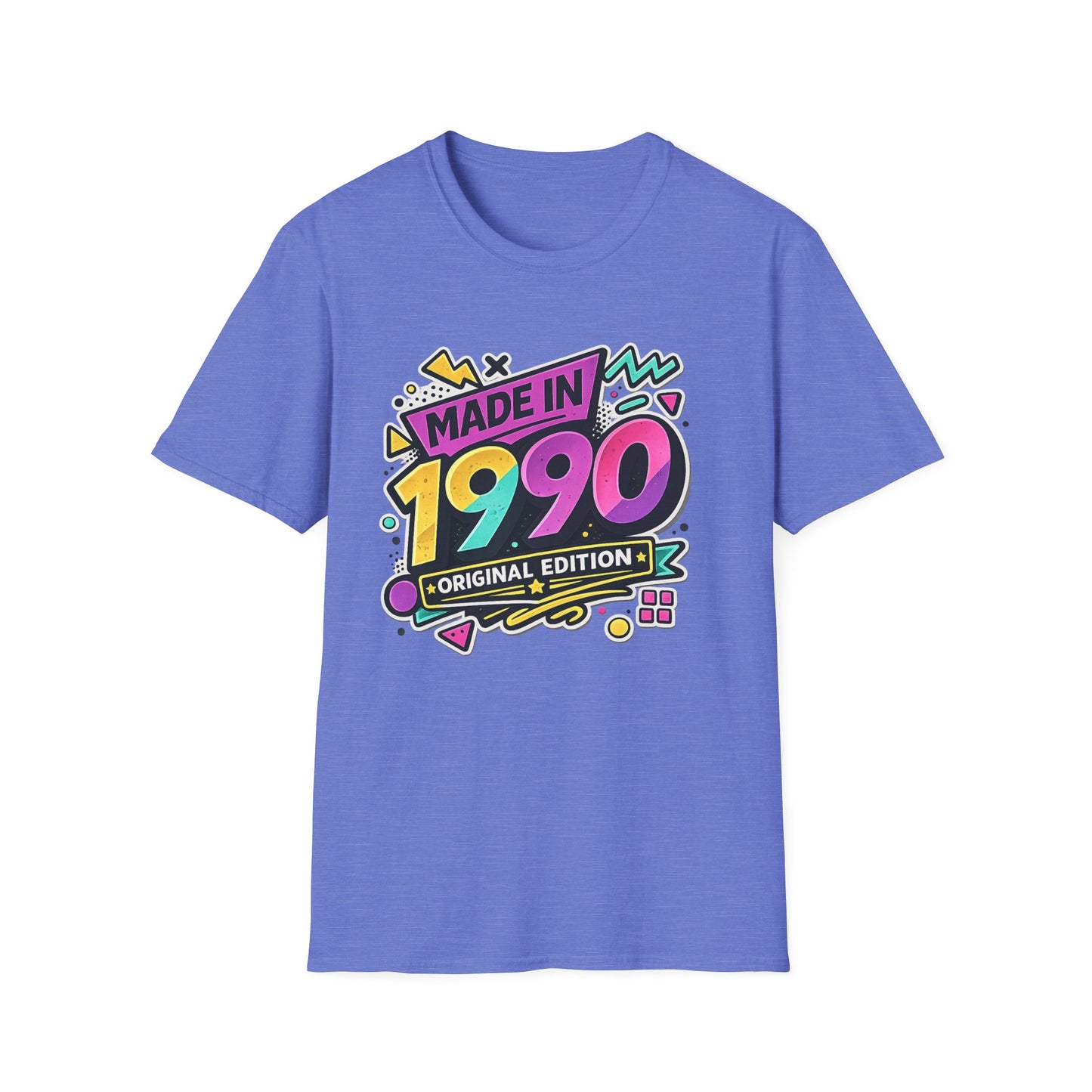 Made in 1990 T-Shirt | Retro 90s Birthday Shirt | Vintage 1990 Birth Year Gift Tee