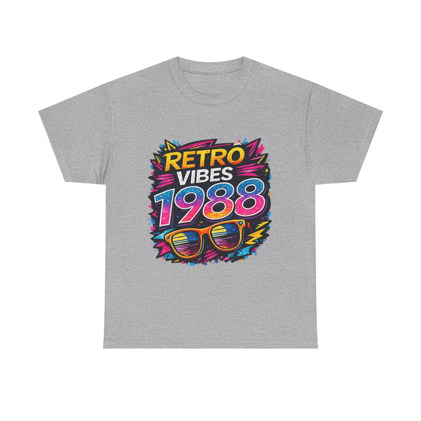 Vintage 1988 Retro T-Shirt | 1988 Birth Year Shirt | Retro 80s Graphic Tee