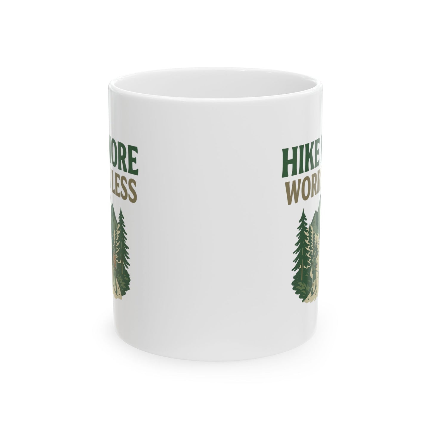 Hiking Adventure Mug Nature Travel Coffee Cup, Eco-Friendly Outdoor Gift