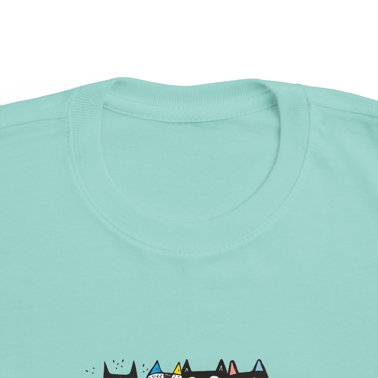 Charming Cat Toddler Tee | Cute Kids Cat T-Shirt | Cat Graphic Shirt for Toddlers | Animal Lover Gift