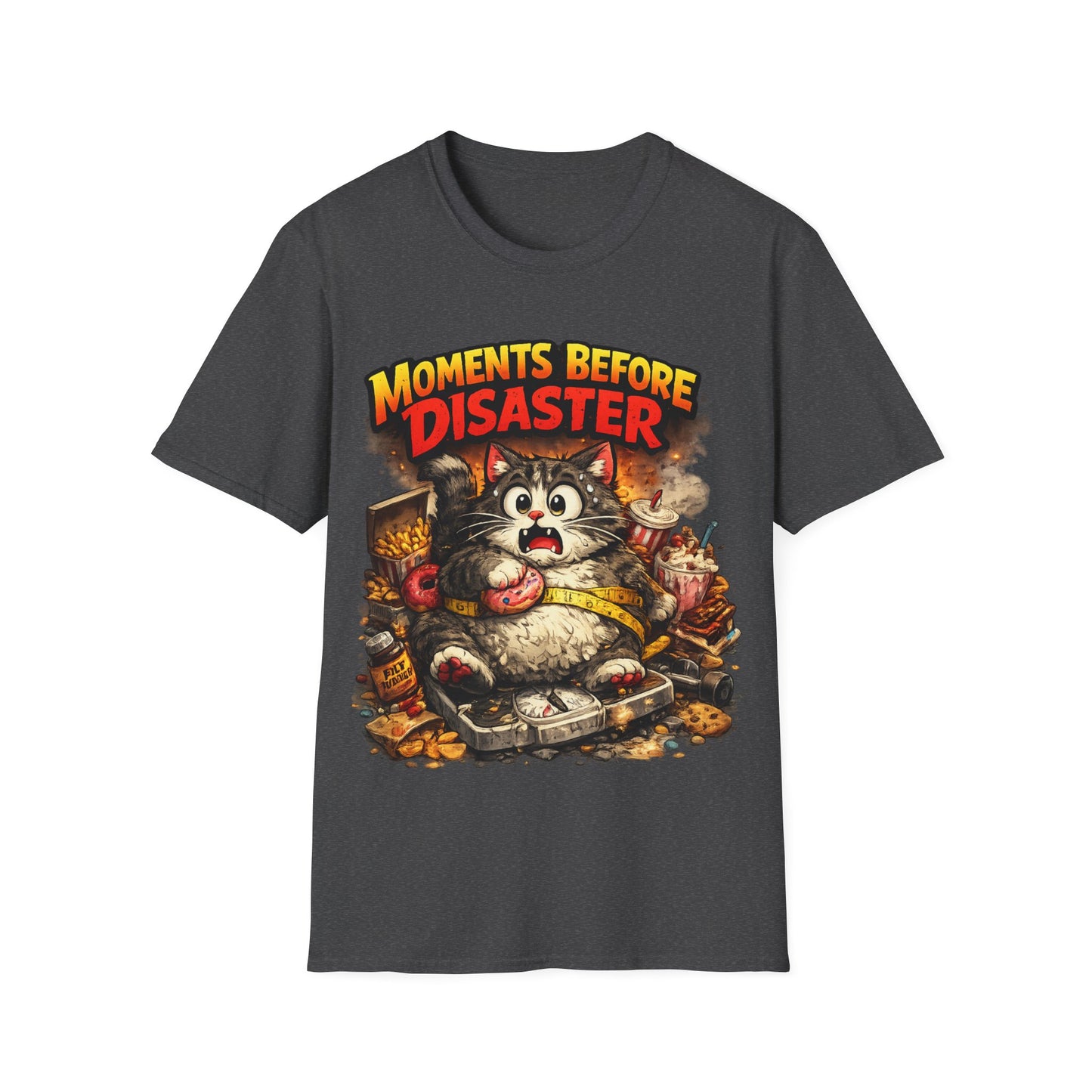 Moments Before Disaster Pet Shirt – Funny Cat | Dog Chaos Tee, Cute Animal Graphic T-Shirt, Vintage Pet Lover Gift
