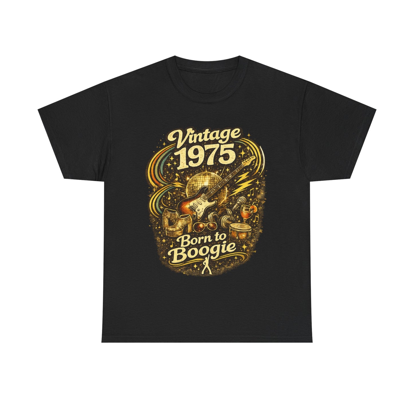 Vintage 1975 Retro T-Shirt | 1975 Birth Year Shirt | Retro 70s Graphic Tee
