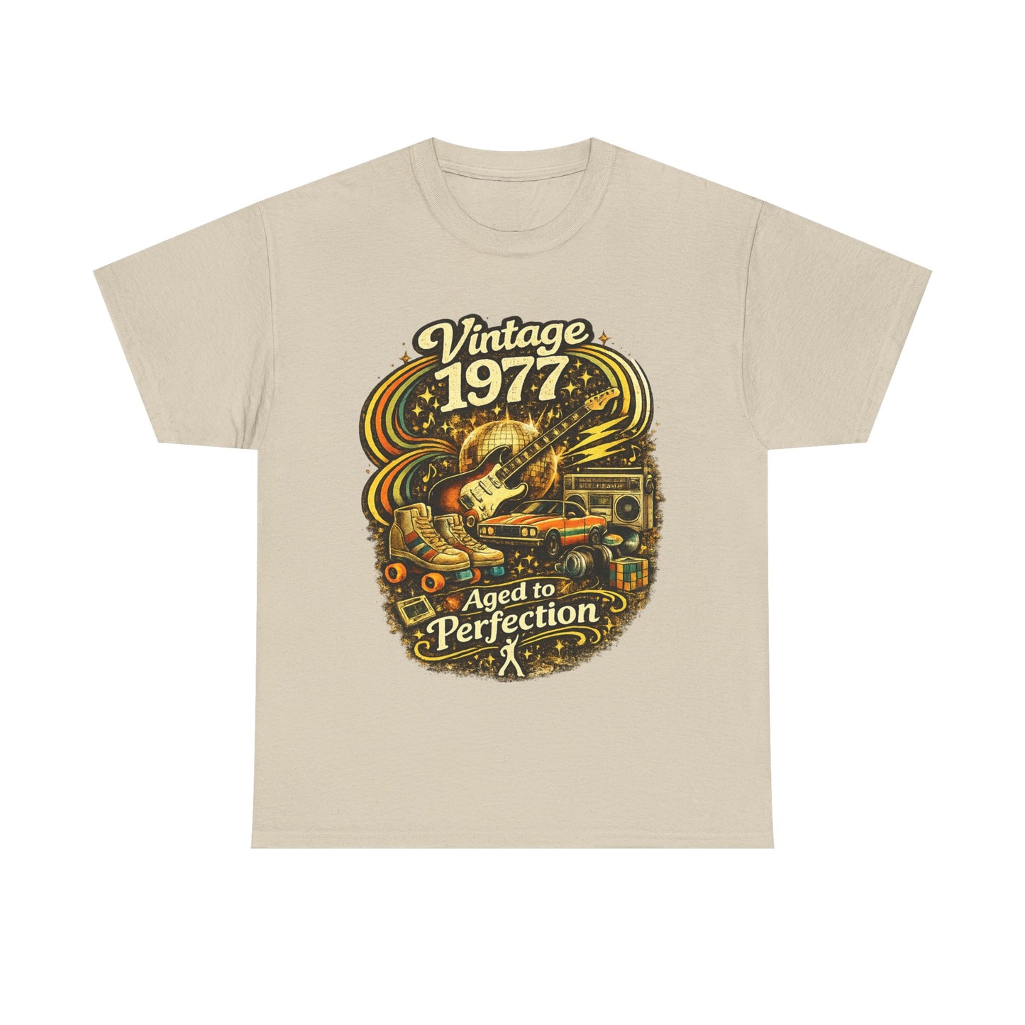 Vintage 1977 Retro T-Shirt | 1977 Birth Year Shirt | Retro 70s Graphic Tee