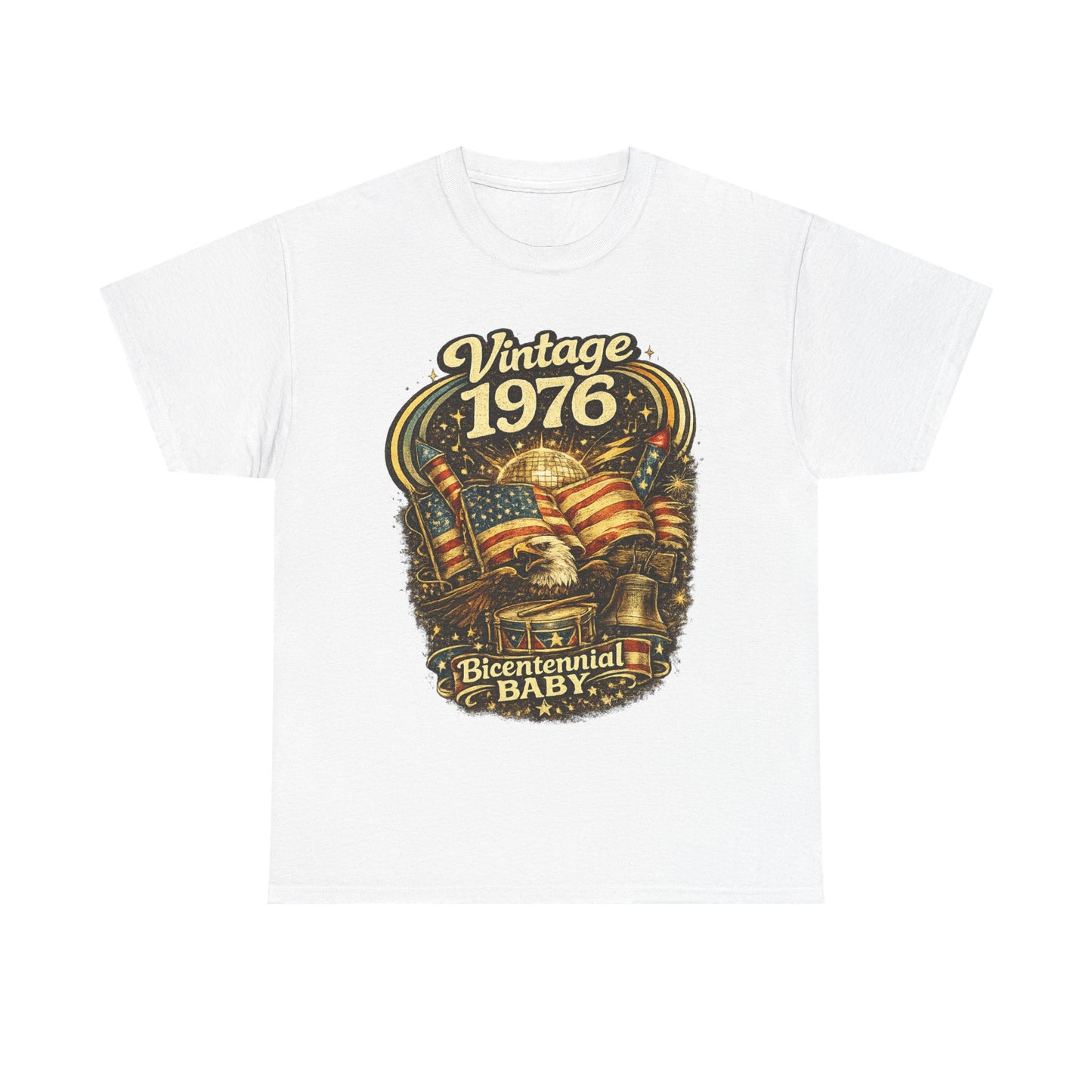 Vintage 1976 Retro T-Shirt | 1976 Birth Year Shirt | Retro 70s Graphic Tee