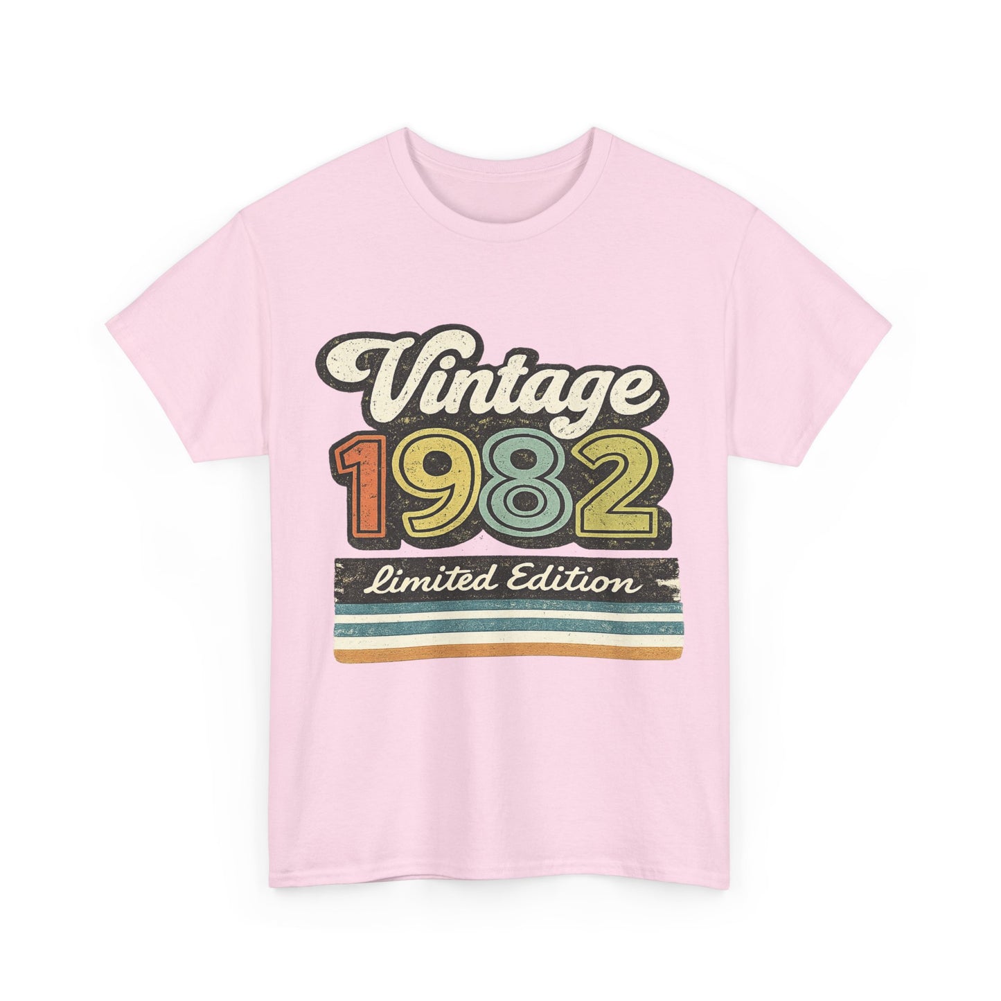 Vintage 1982 Retro T-Shirt | 1982 Birth Year Shirt | Retro 80s Graphic Tee