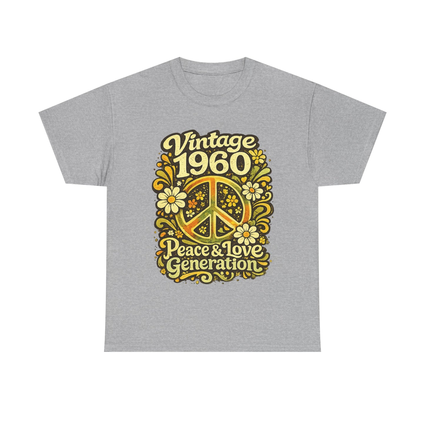 Vintage 1960 Retro T-Shirt | 1960 Birth Year Shirt | Retro 60s Graphic Tee