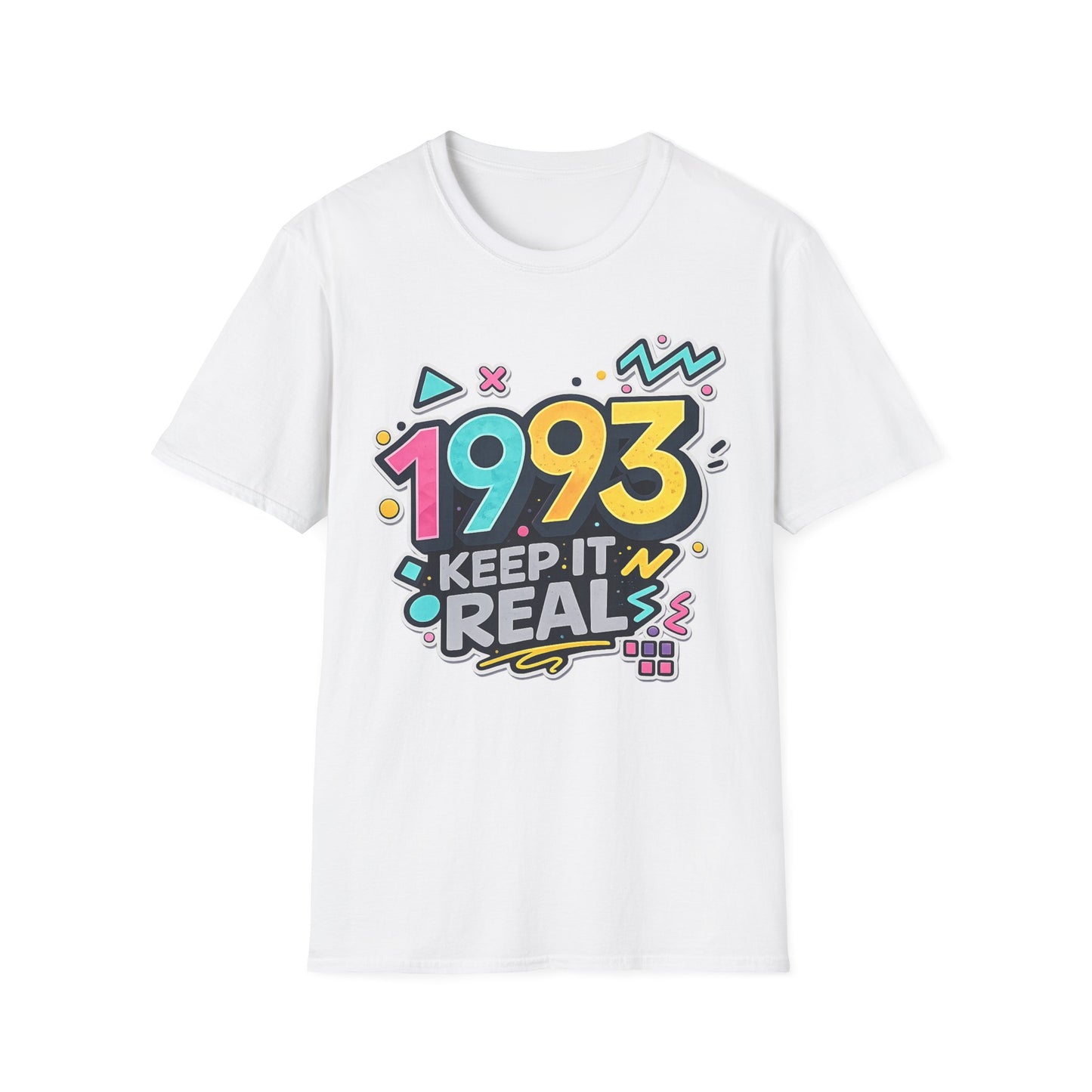 Keep It Real 1993 T-Shirt Retro 90s Birthday Vintage Year Tee