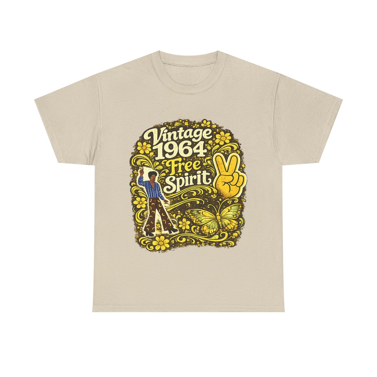 Vintage 1964 Retro T-Shirt | 1964 Birth Year Shirt | Retro 60s Graphic Tee
