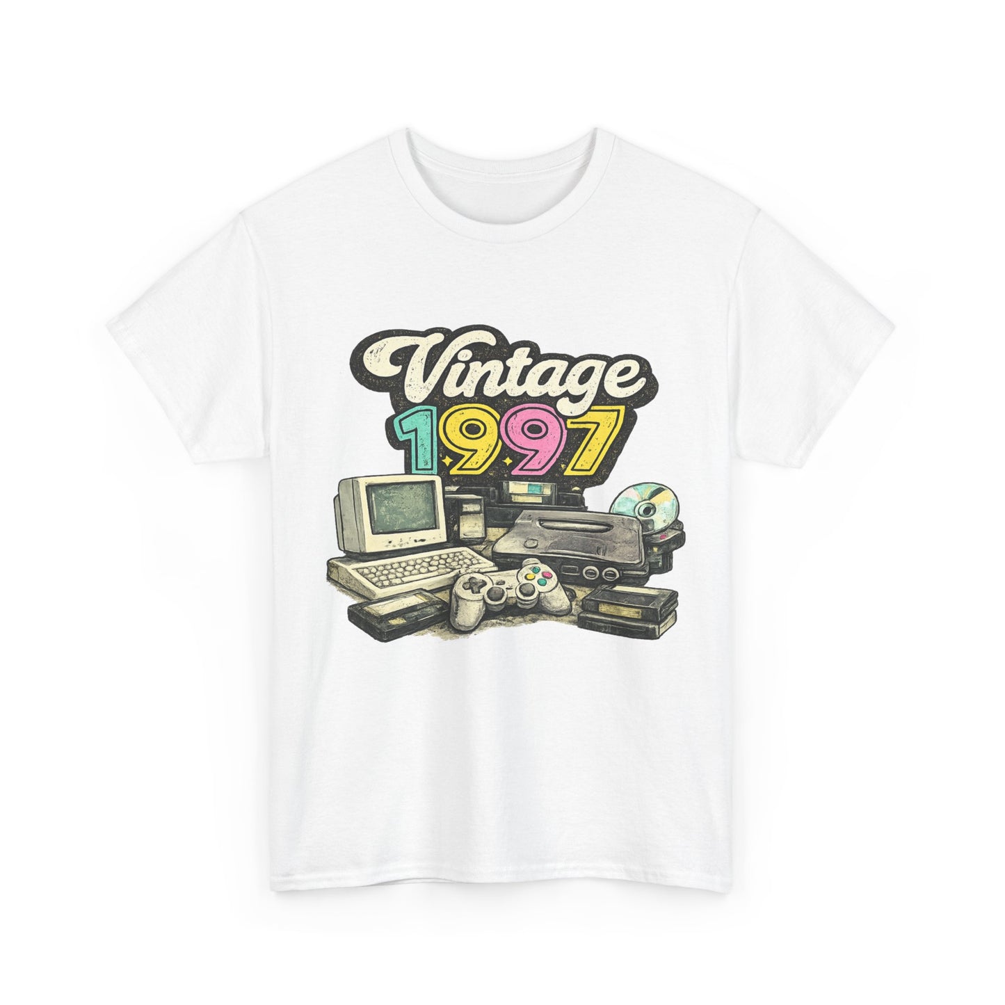 Vintage 1997 Retro T-Shirt | 1997 Birth Year Shirt | Retro 90s Graphic Tee