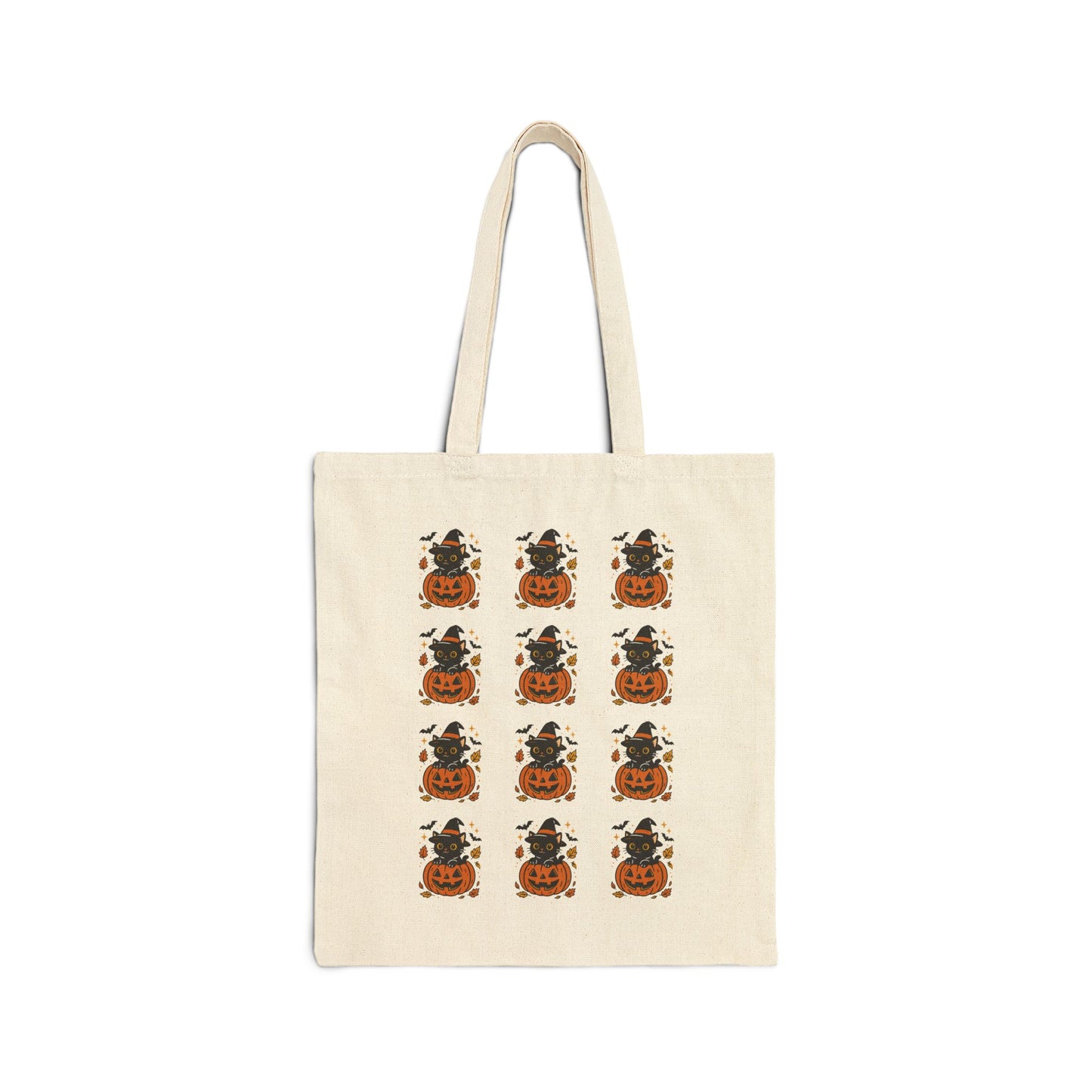 Halloween Pumpkin Tote Bag Eco-Friendly Trick or Treat Bag, Fall Market Tote, Cute Seasonal Gift for Halloween Lovers