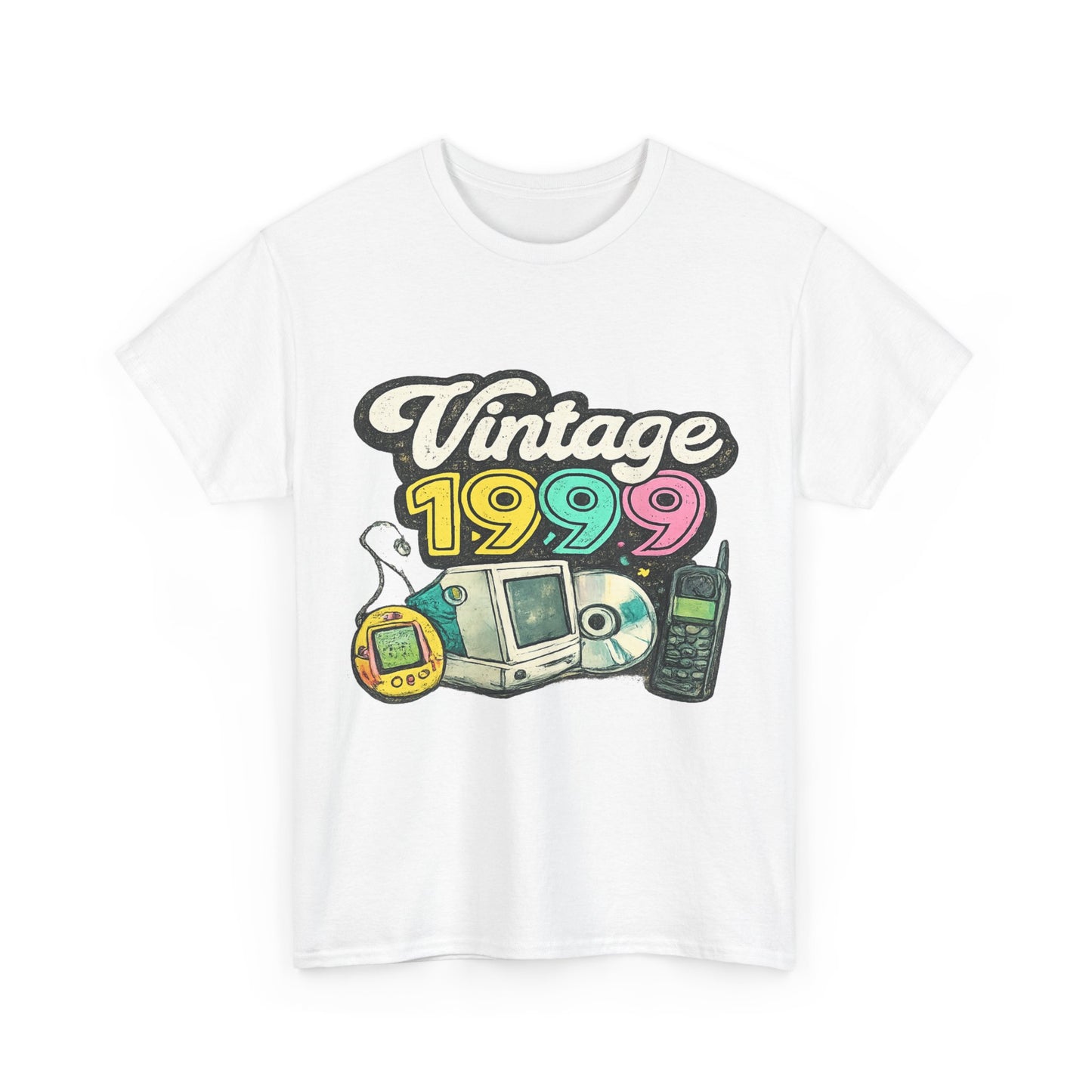 Vintage 1999 Retro T-Shirt | 1999 Birth Year Shirt | Retro 90s Graphic Tee