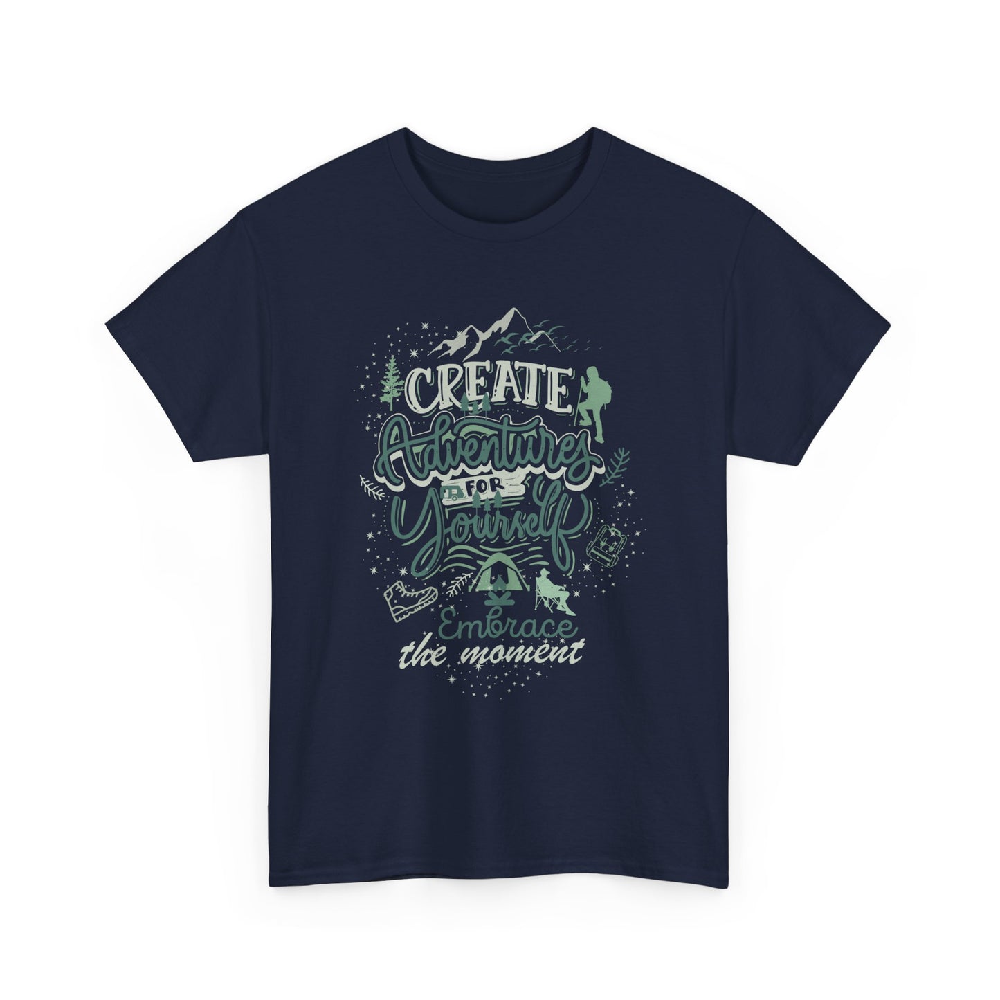 Create Adventures for Yourself T-Shirt | Adventure Hiking Graphic Tee | Nature Lover Outdoor Shirt