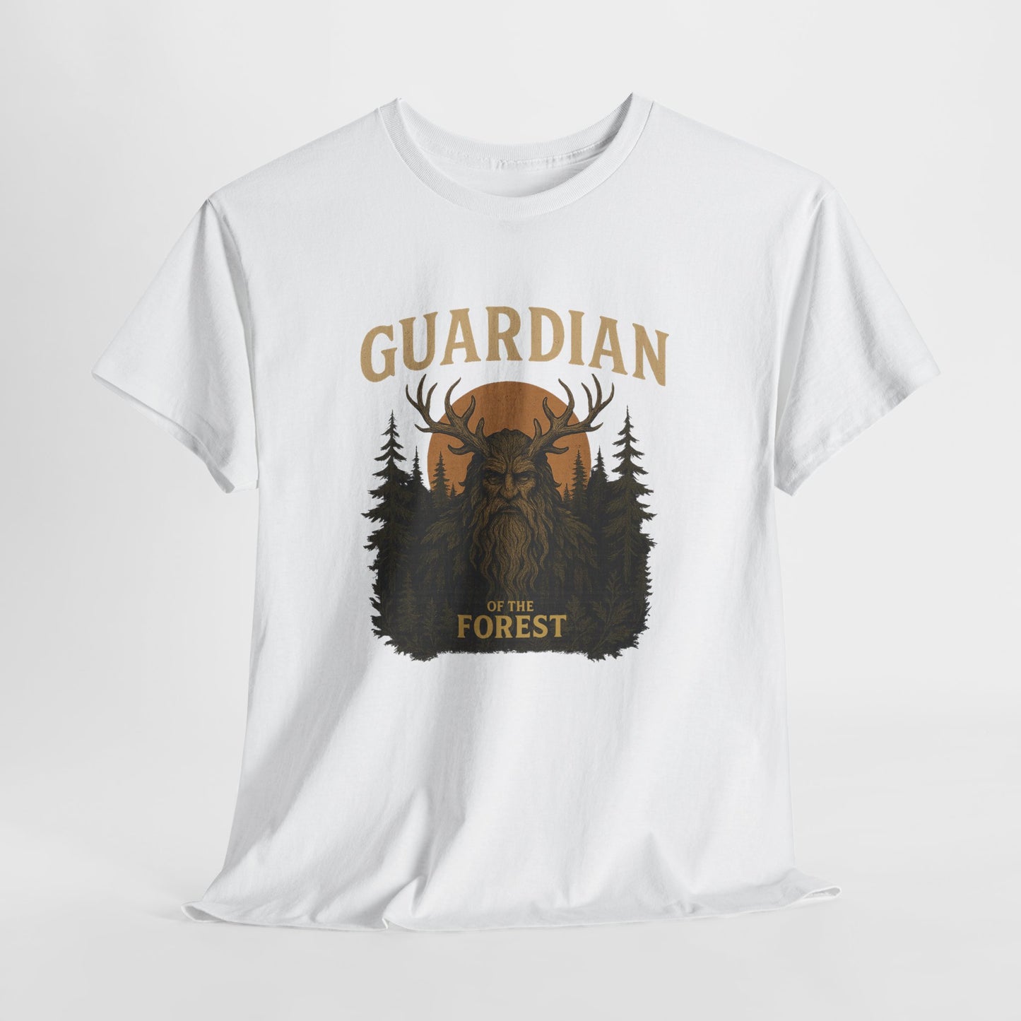 Guardian of the Forest T-Shirt, Unisex Heavy Cotton Tee, Nature Lover Gift