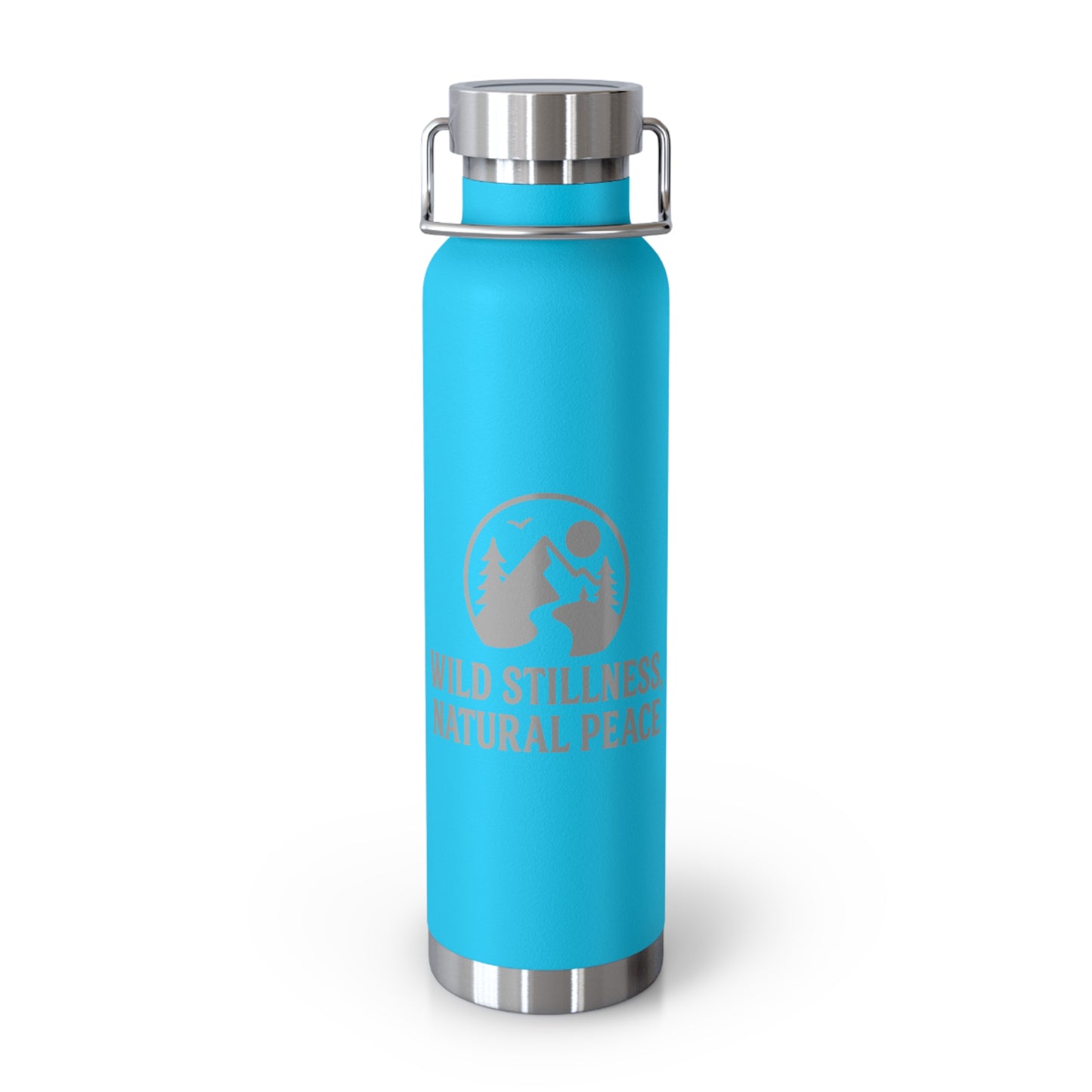 Wild Stillness, Natural Peace – 22oz Insulated Water Bottle | No-Sweat, Eco-Friendly Gift for Nature Lovers