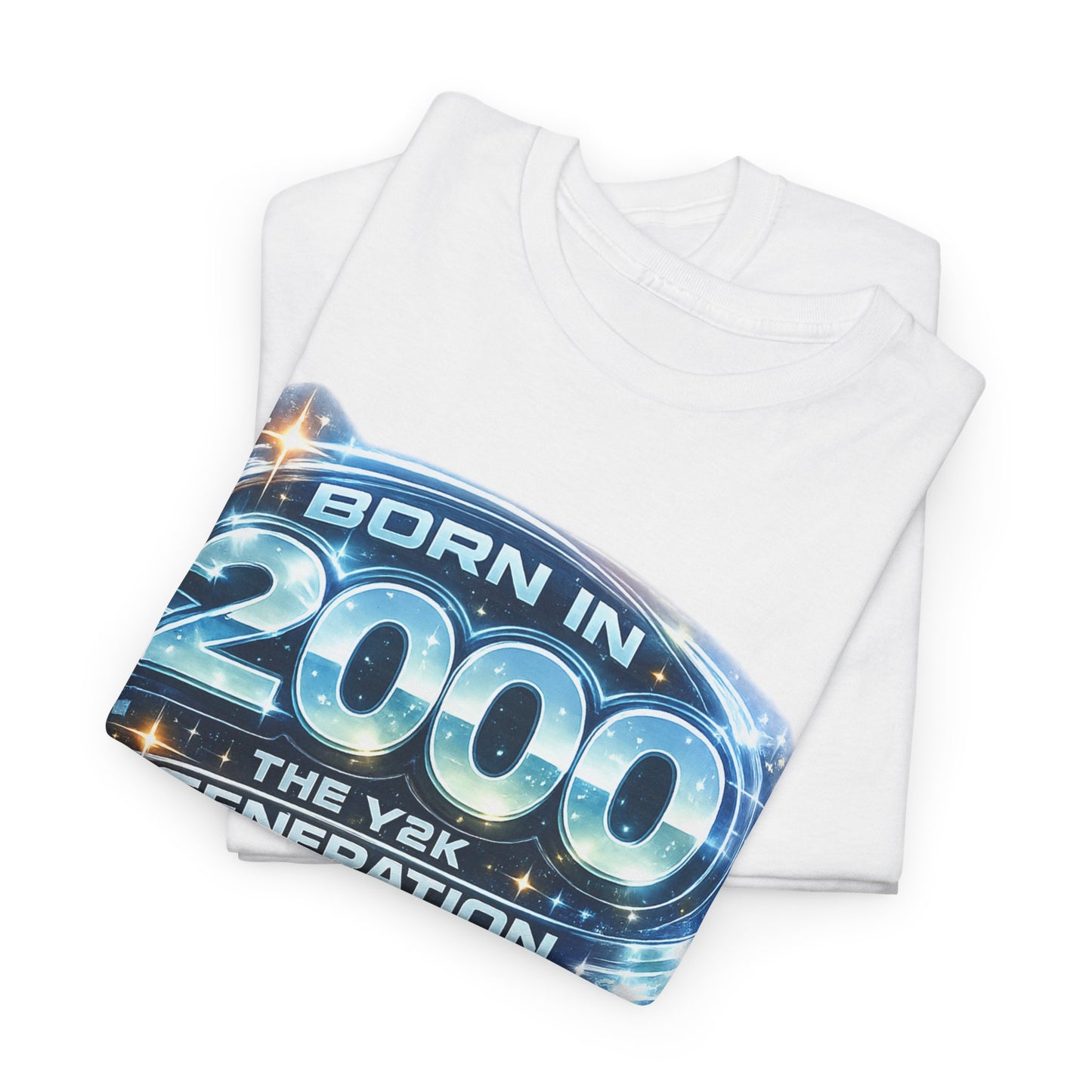 Born in 2000 Y2K T-Shirt, Retro Millennium Birthday Shirt, Vintage 2000 Graphic Tee, Unisex Nostalgia Gift