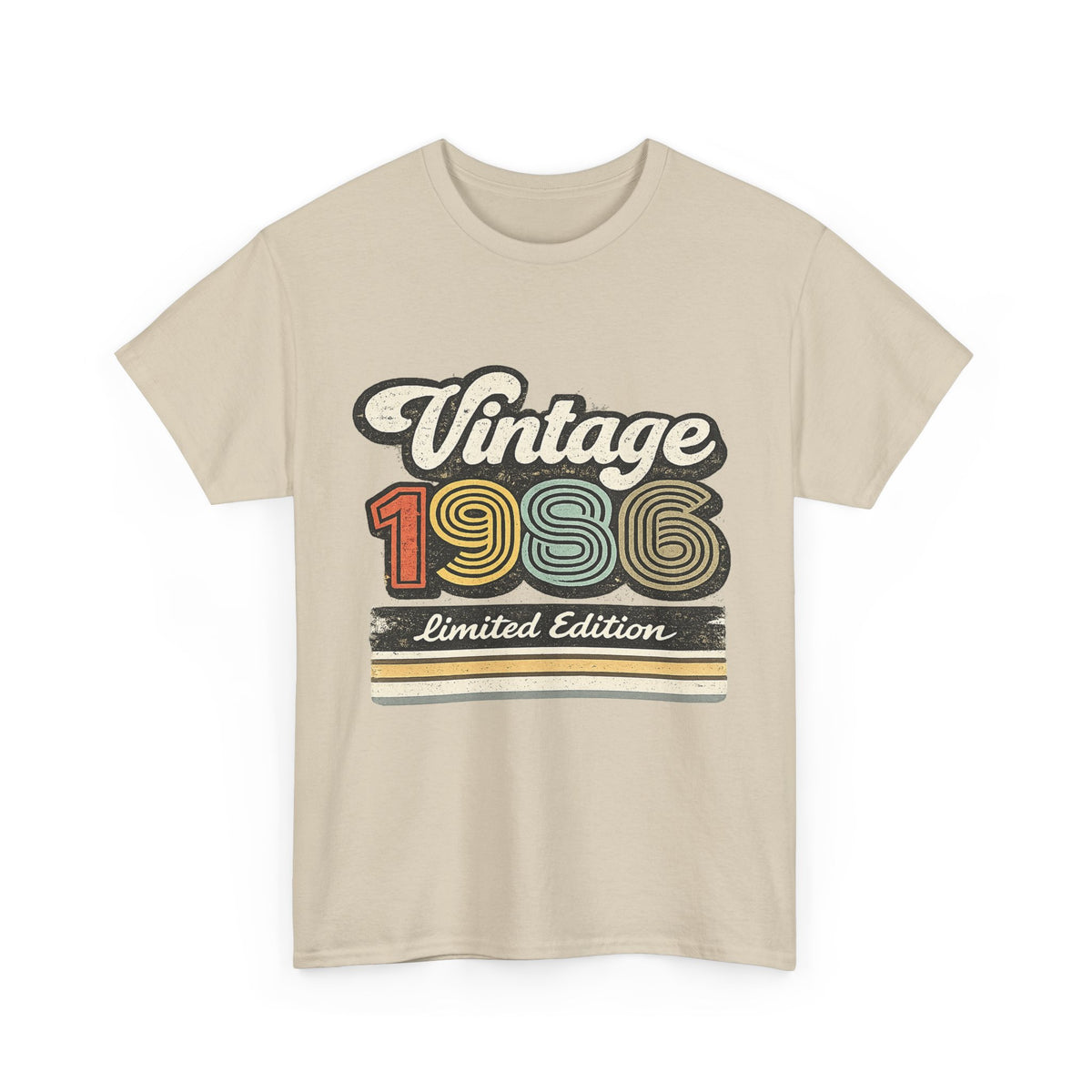 Vintage 1986 Retro T-Shirt | 1986 Birth Year Shirt | Retro 80s Graphic Tee