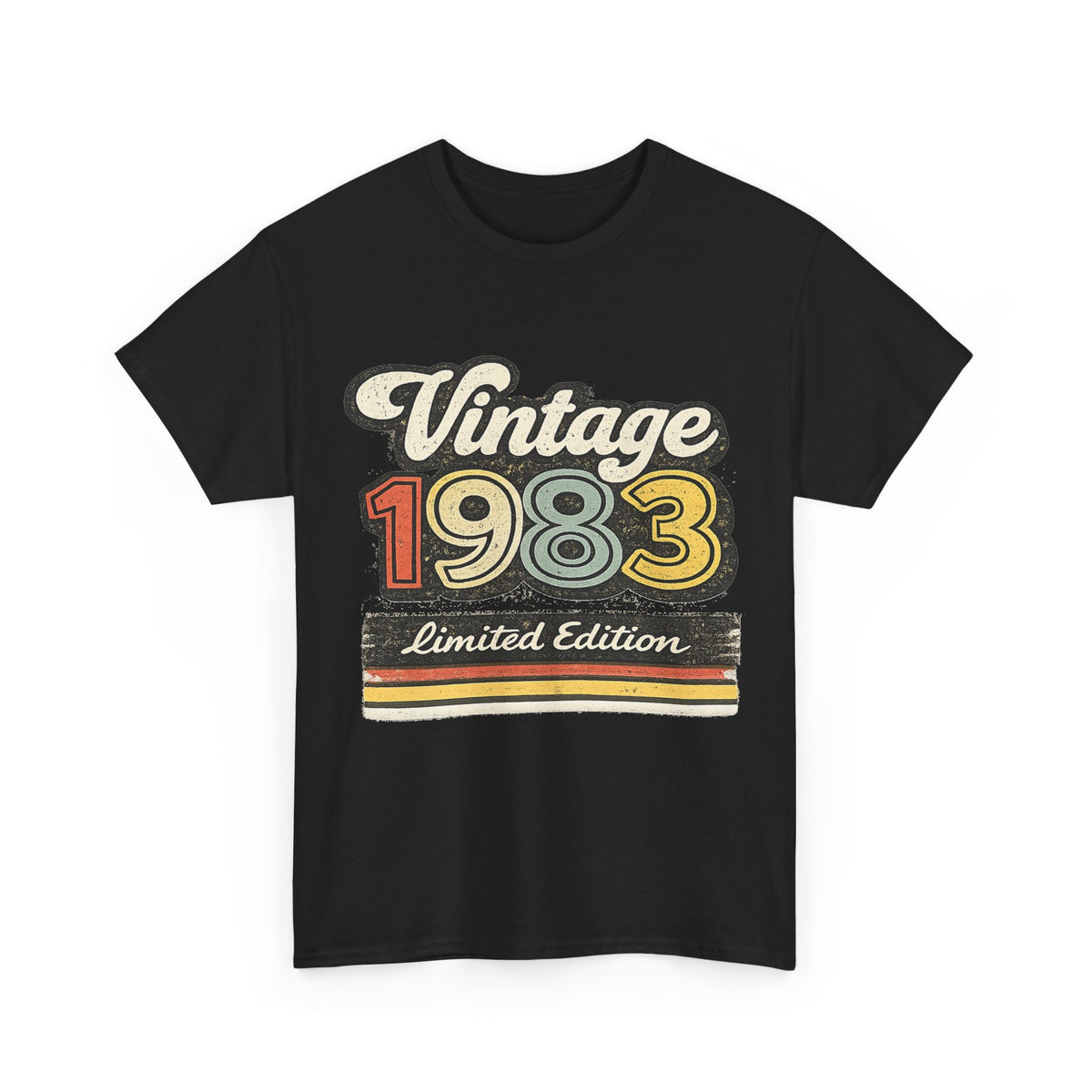 Vintage 1983 Retro T-Shirt | 1983 Birth Year Shirt | Retro 80s Graphic Tee