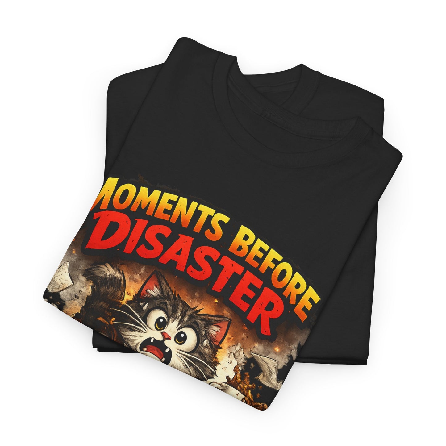 Moments Before Disaster Cat T-Shirt, Funny Cat Graphic Tee, Chaos Animal Shirt, Vintage Cat Tee, Trash Panda Gift