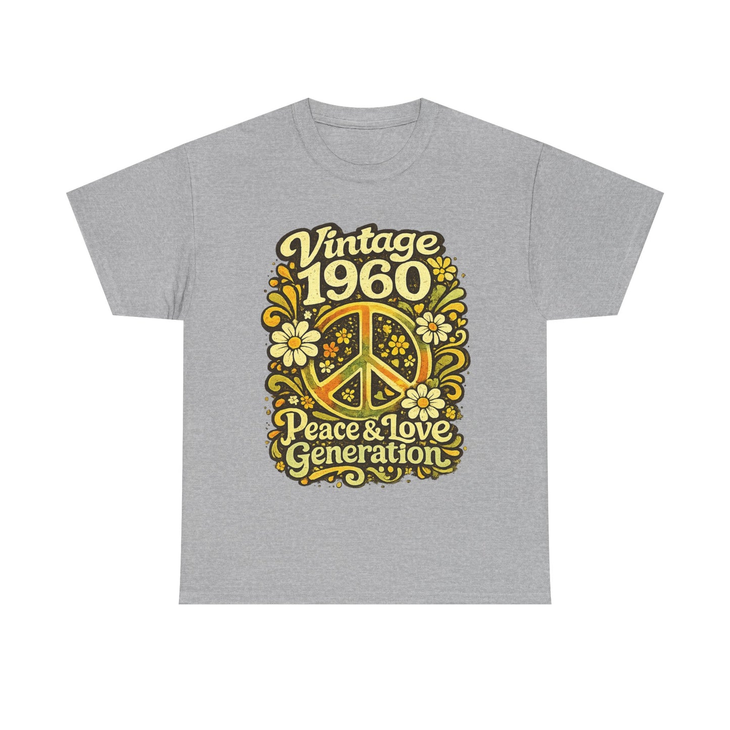 Vintage 1960 Retro T-Shirt | 1960 Birth Year Shirt | Retro 60s Graphic Tee
