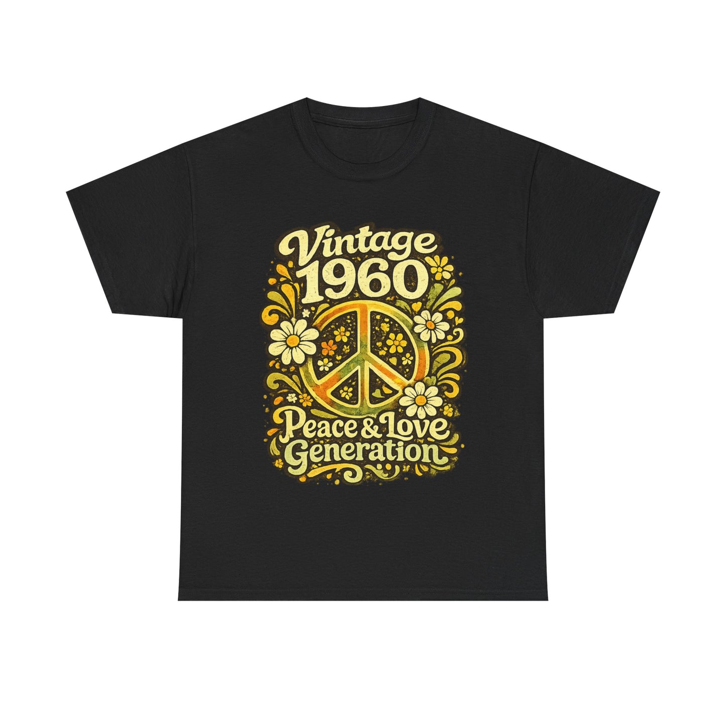Vintage 1960 Retro T-Shirt | 1960 Birth Year Shirt | Retro 60s Graphic Tee
