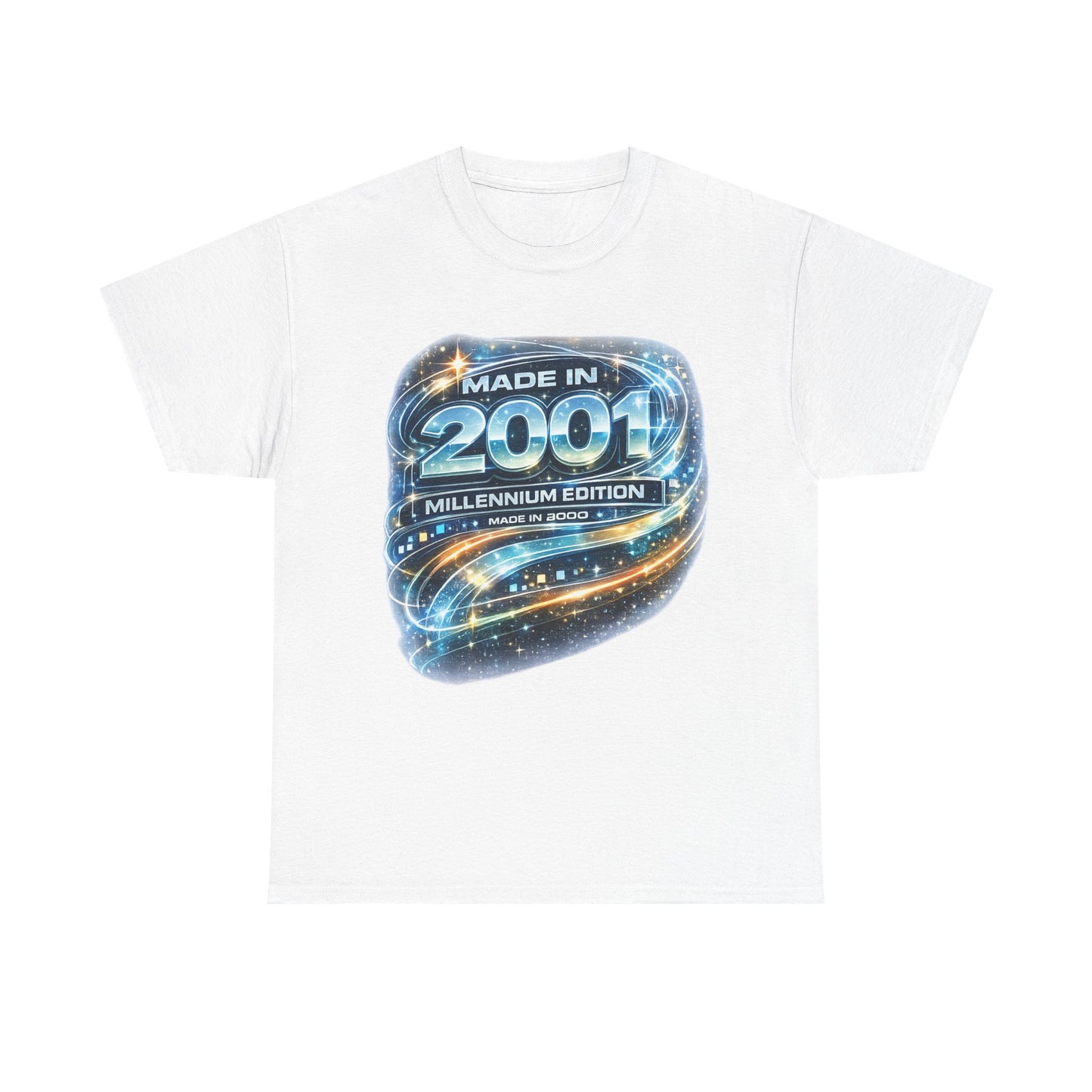 Born in 2001 Y2K T-Shirt, Retro 2000s Birthday Shirt, Vintage 2001 Graphic Tee, Unisex Nostalgia Gift