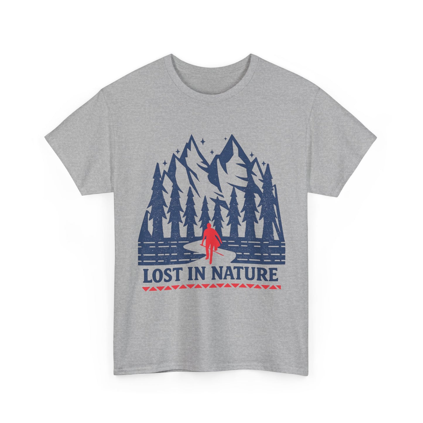Lost in Nature T-Shirt | Mountain Hiking Shirt | Forest Adventure Graphic Tee | Nature Lover Gift | Outdoor Explorer Shirt
