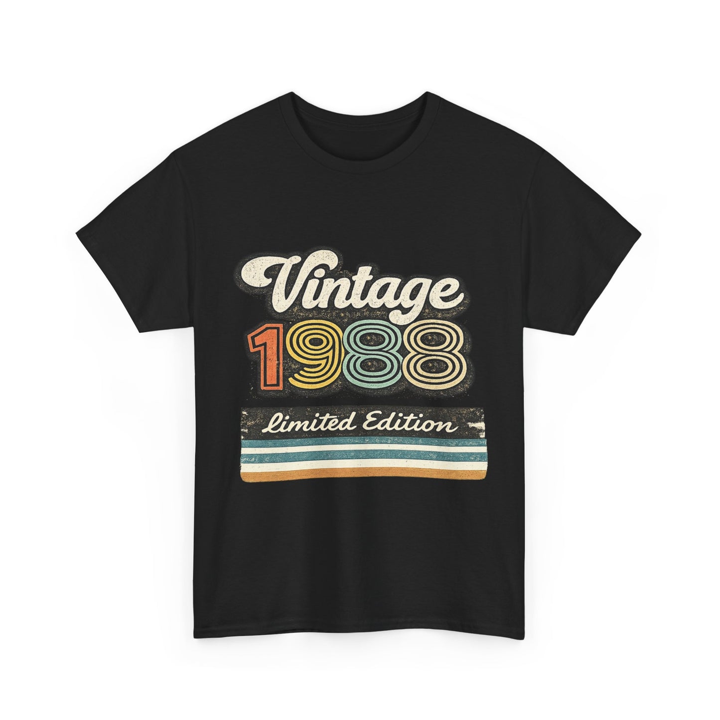 Vintage 1988 Retro T-Shirt | 1988 Birth Year Shirt | Retro 80s Graphic Tee