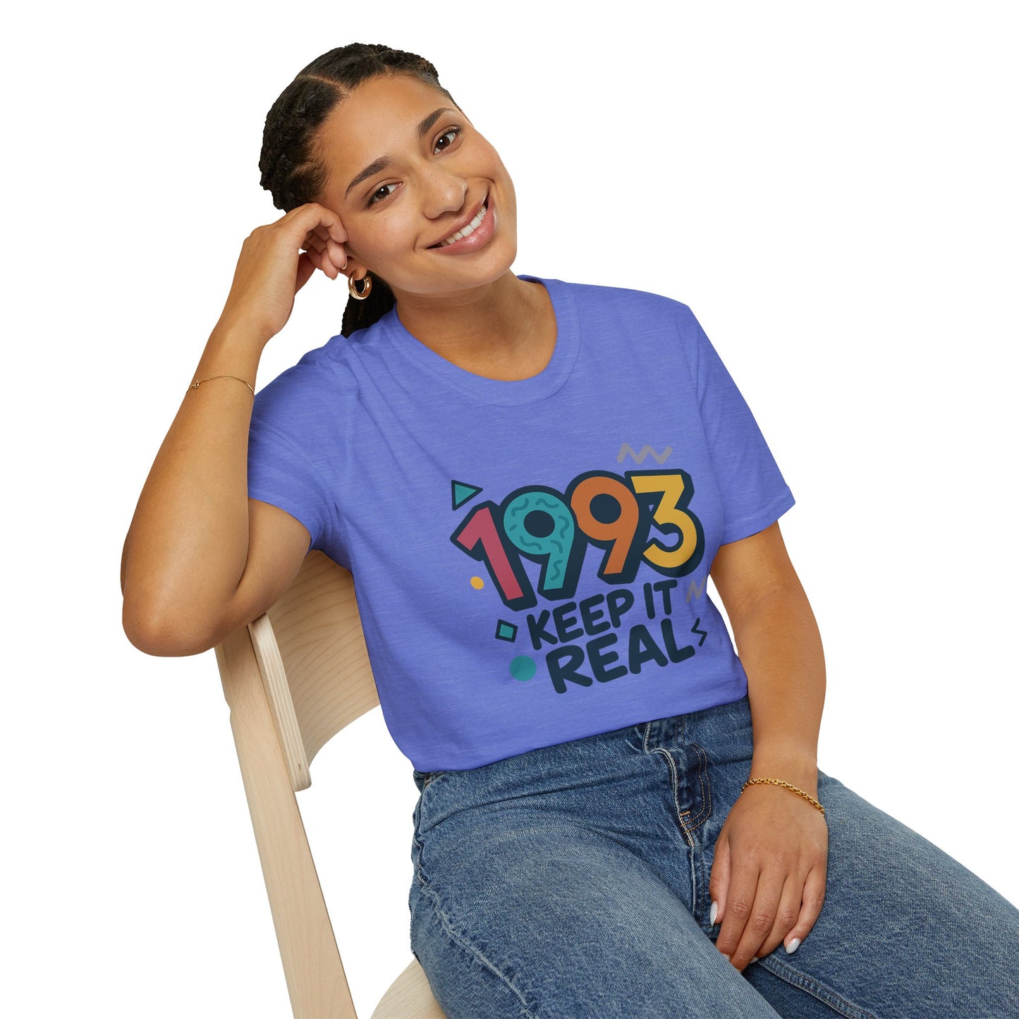 Keep It Real 1993 T-Shirt Retro 90s Birthday Vintage Year Tee