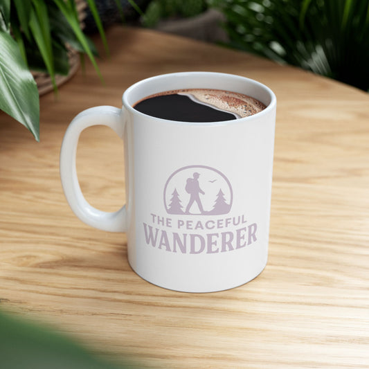 Adventure Travel Mug Ceramic Coffee Cup, Wanderlust Gift for Outdoor Lovers
