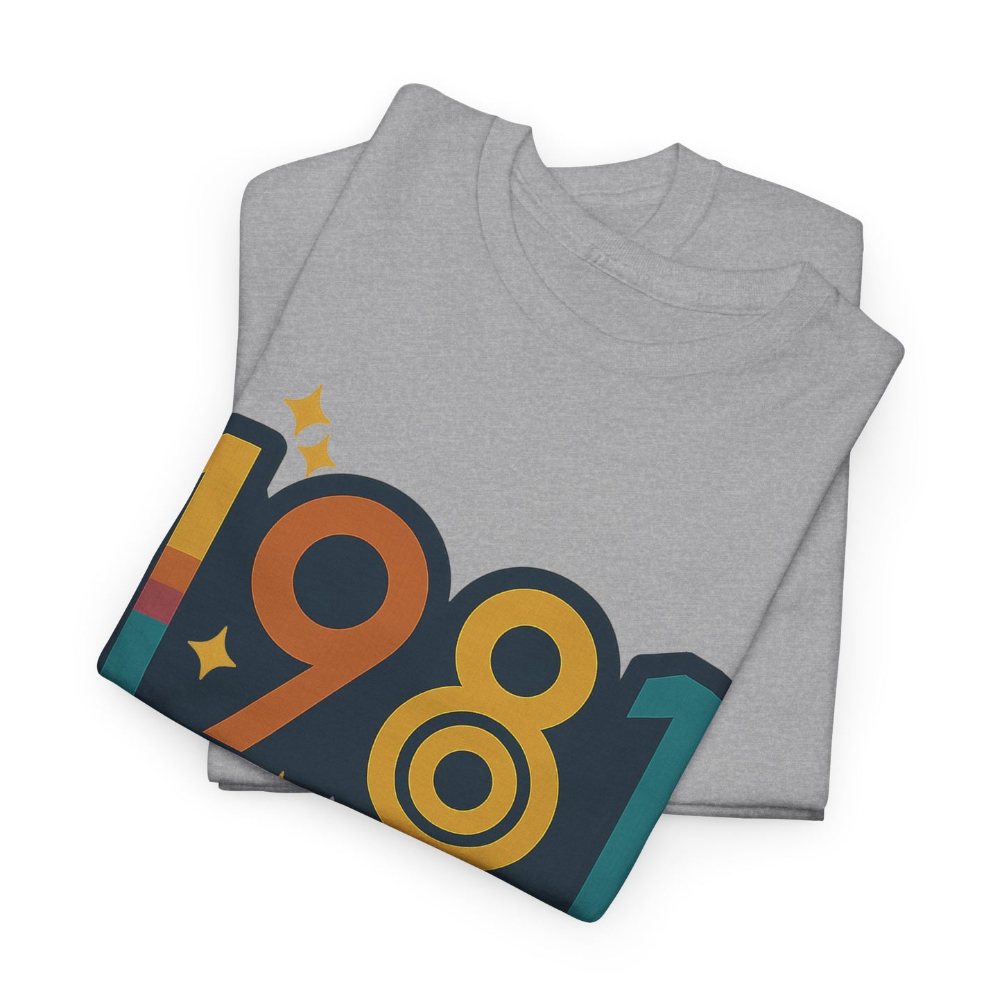 Retro Vibe 1981 T-Shirt Born to Vibe Cotton Tee, Vintage 80s Style Unisex Shirt, Birthday Gift, Casual Everyday Top